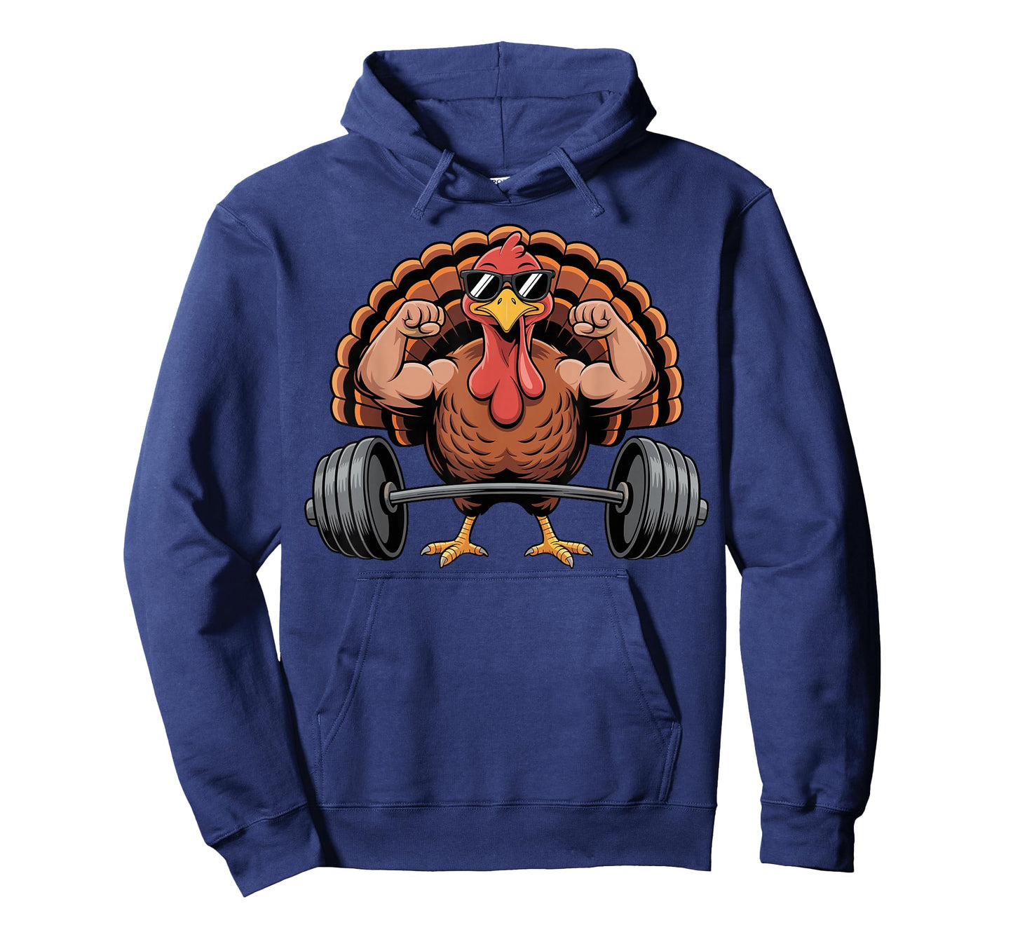 Thanksgiving Workout Turkey Barbell Lift Gym Men Women T-Shirt