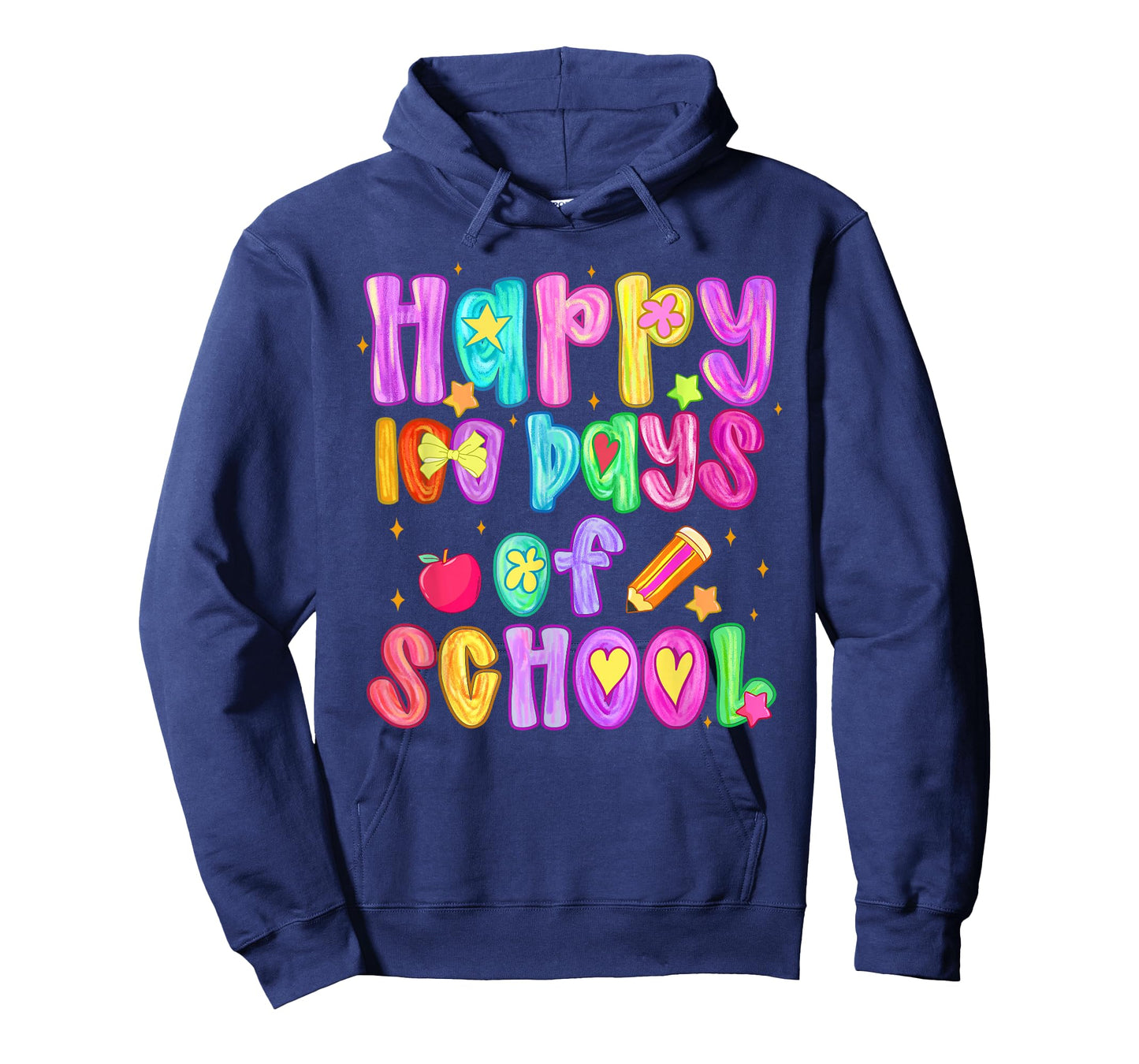 100 Days of School Preppy 100th Day of School Teacher Kids T-Shirt