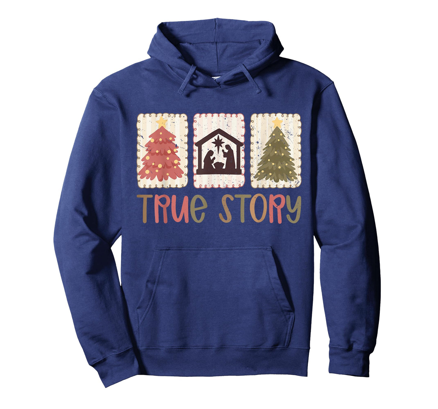 True Story Christmas Nativity Jesus Christian Men Women Kids T-Shirt