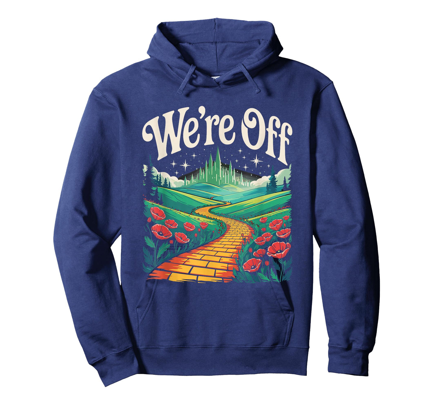We're Off Funny Yellow Path Brick Wizard Literature School T-Shirt