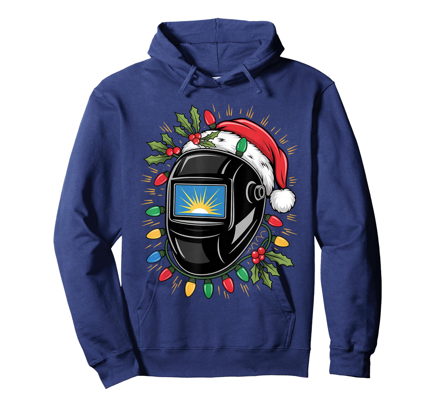 Welder Christmas Hat Funny Welding Xmas Tools T-Shirt
