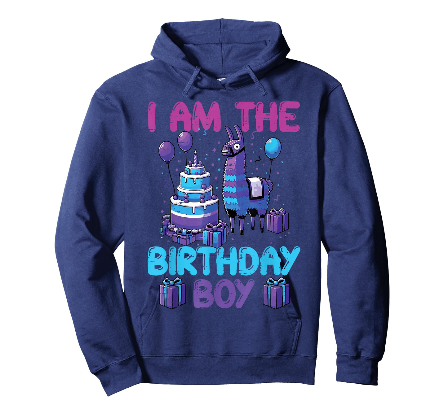 I Am The Birthday Boy Llama Pinata Bday Party Boys Kids T-Shirt
