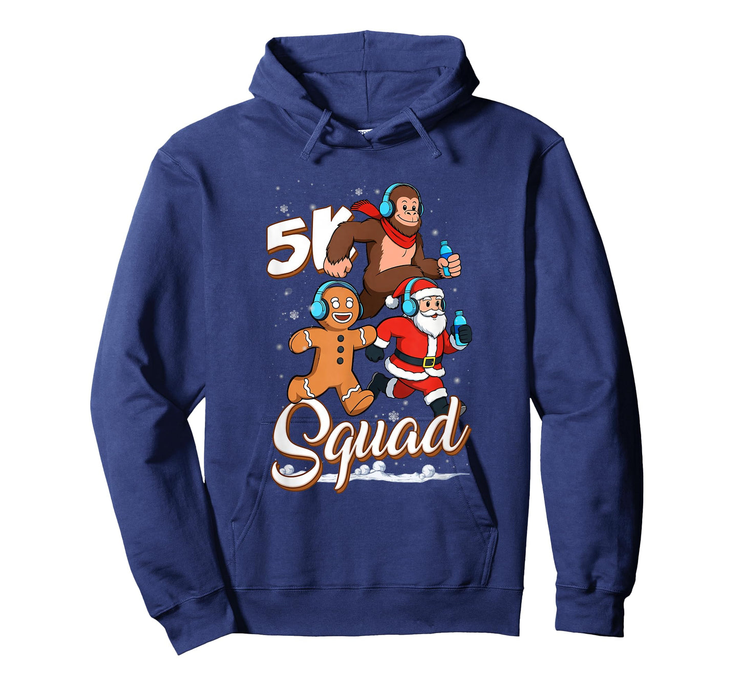 5K Squad Running Team Christmas Race Winter Athlete Vibe T-Shirt