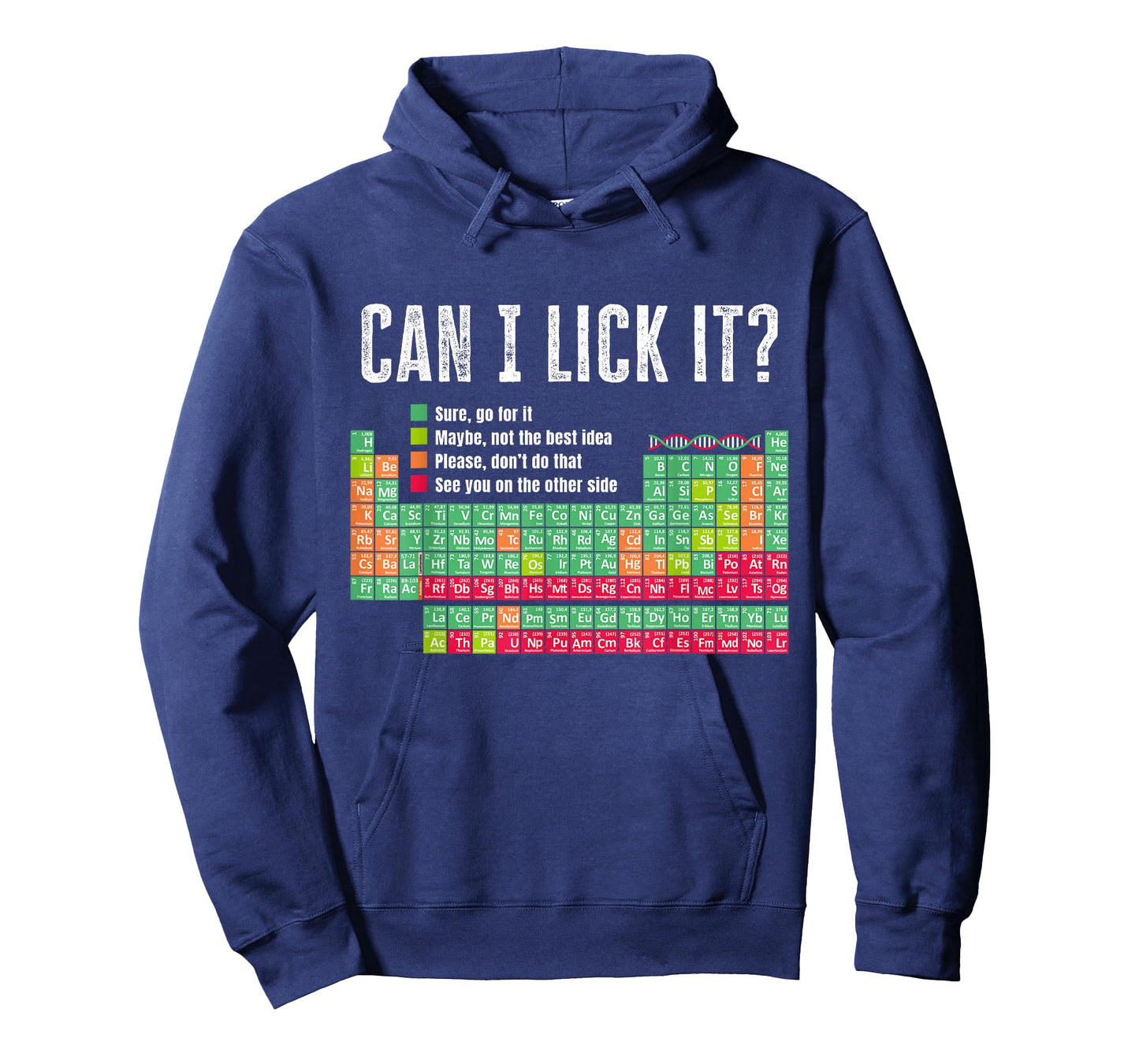 Can I Lick It Funny Periodic Table Science Humor T-Shirt