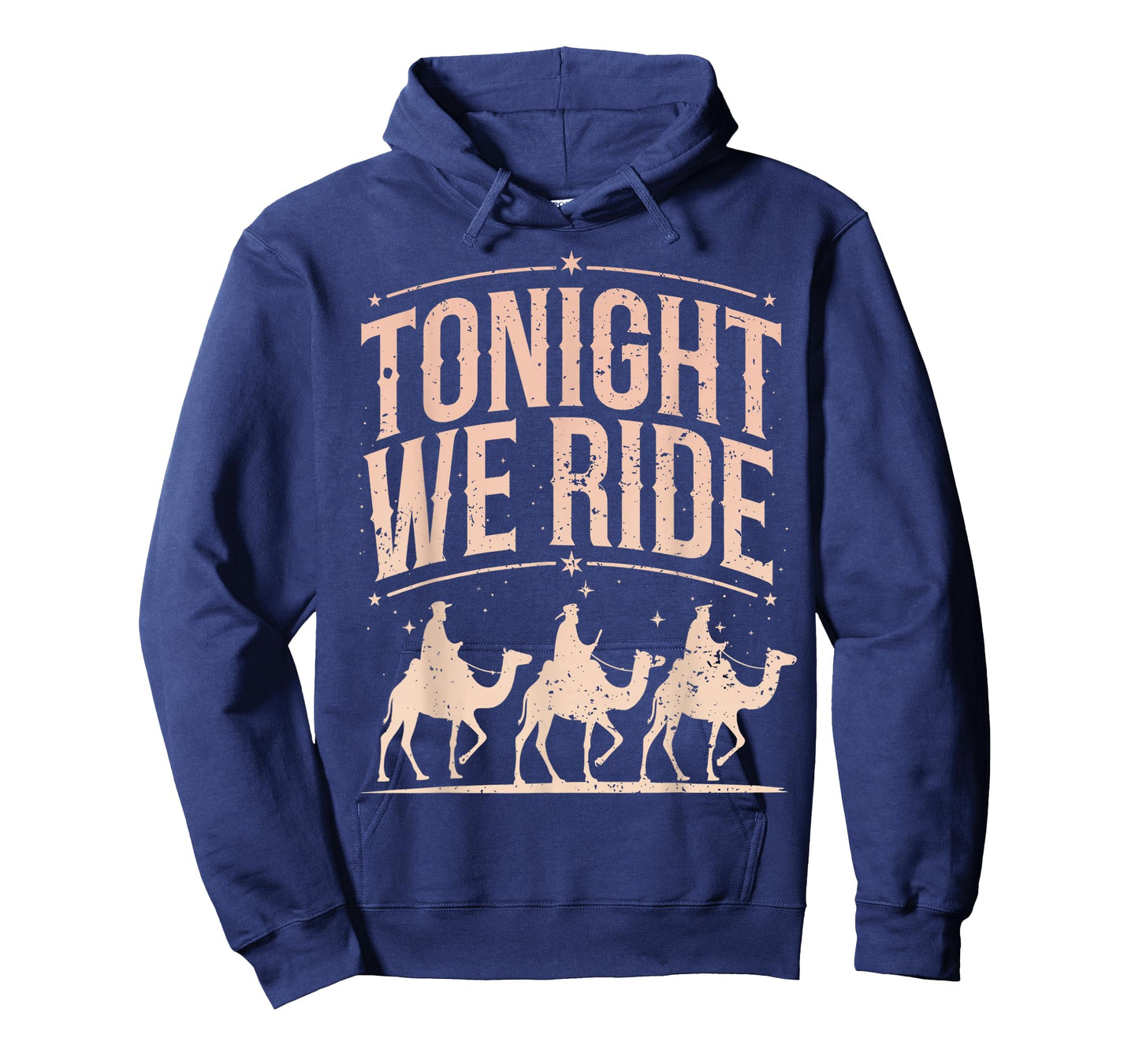 Retro Tonight We Ride Three Wise Men Christmas Nativity T-Shirt