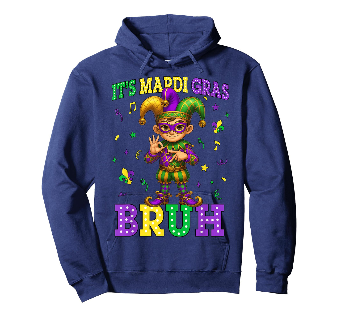 It's Mardi Gras Bruh Funny Six Seven 67 Meme Men Boy Kids T-Shirt