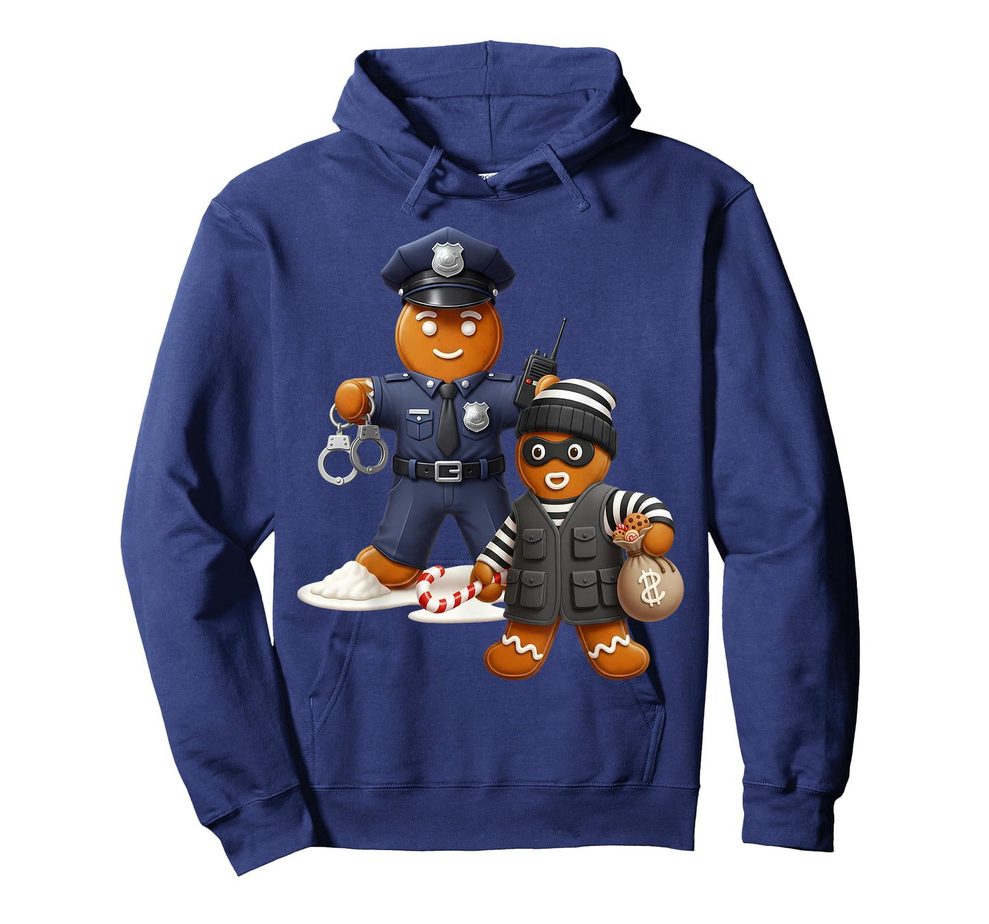 Christmas Police Officer Gingerbread Fun T-Shirt