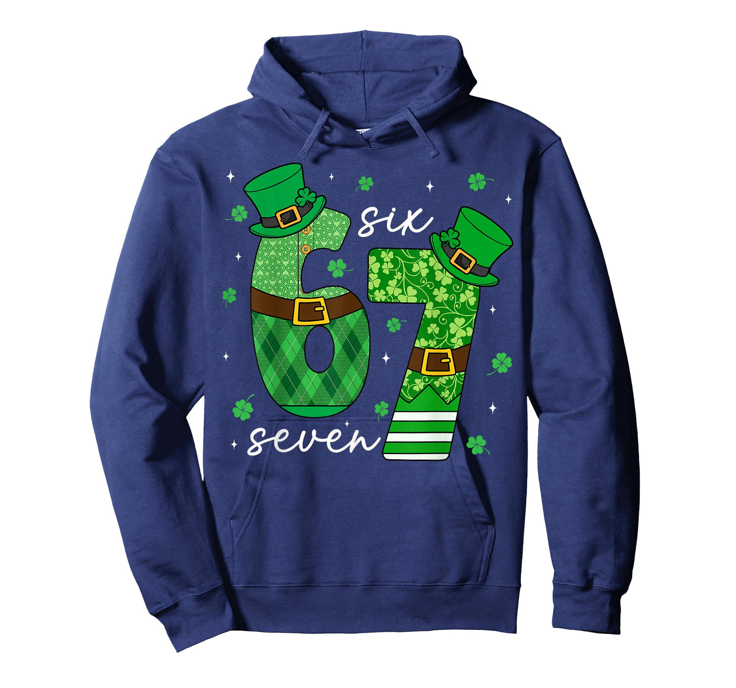 Funny Six Seven St Patricks Day Shirts Kids Boys 6 7 Meme T-Shirt