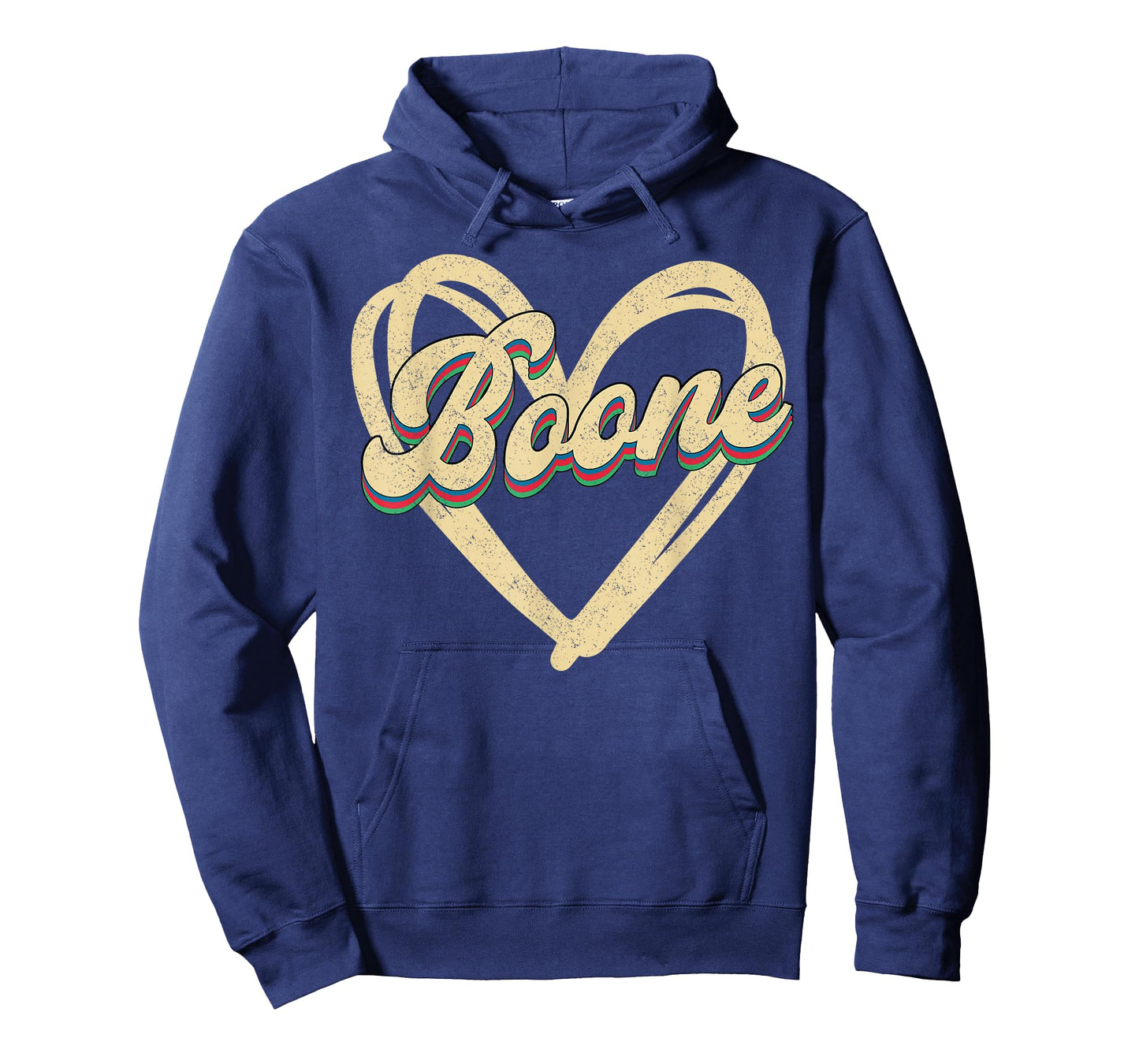Boone Family Name I Love Boone Personalized Vintage T-Shirt