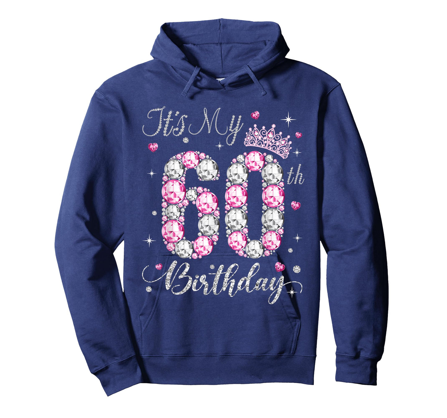 It's My 60th Birthday 60 Year Old Women Queen Diamond Crown T-Shirt