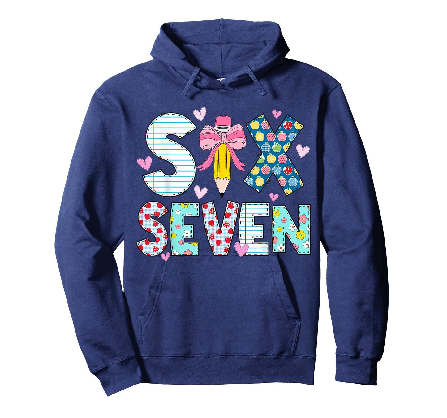 Six Seven Meme 67 Teacher Women Students Kids 6-7 Funny 6 7 T-Shirt