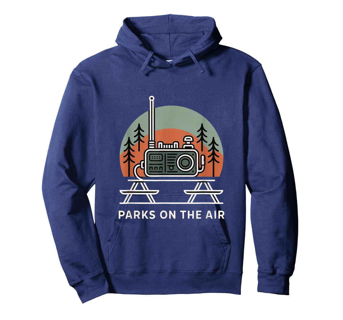 Parks On The Air Portable Ham Radio Operator Camping T-Shirt