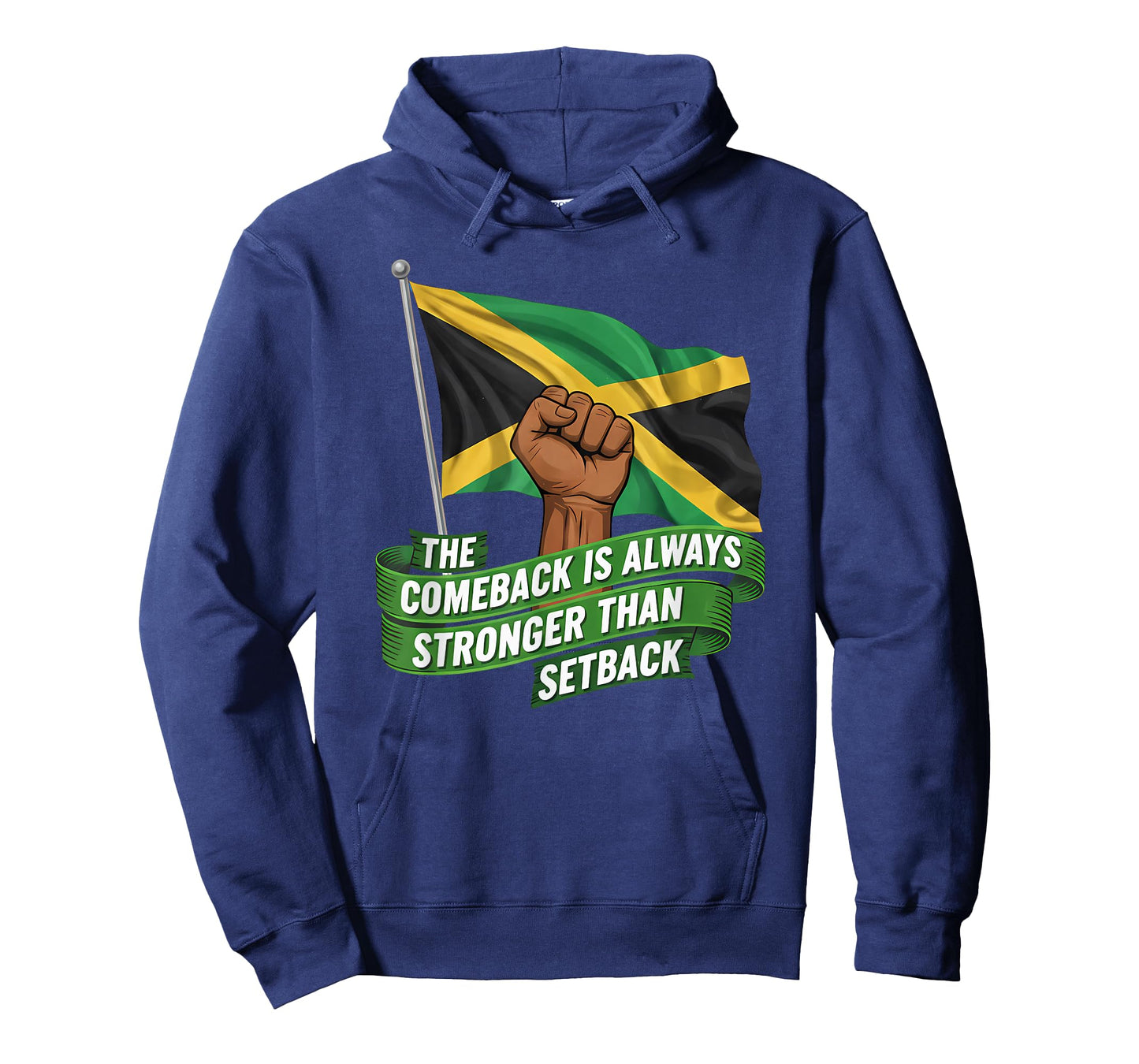 The Comeback is Always Stronger Jamaica Strong Flag T-Shirt