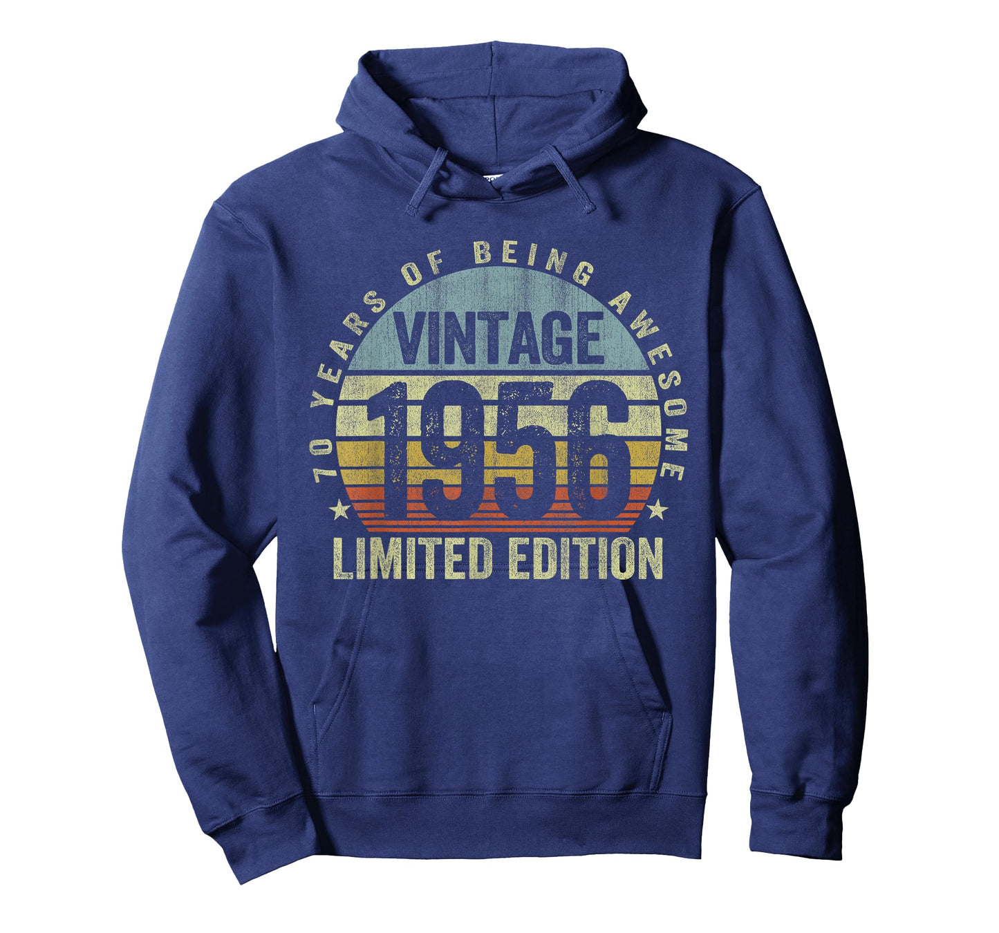 Vintage Born in 1956 Retro 70th Birthday Gifts 70 Years Old T-Shirt