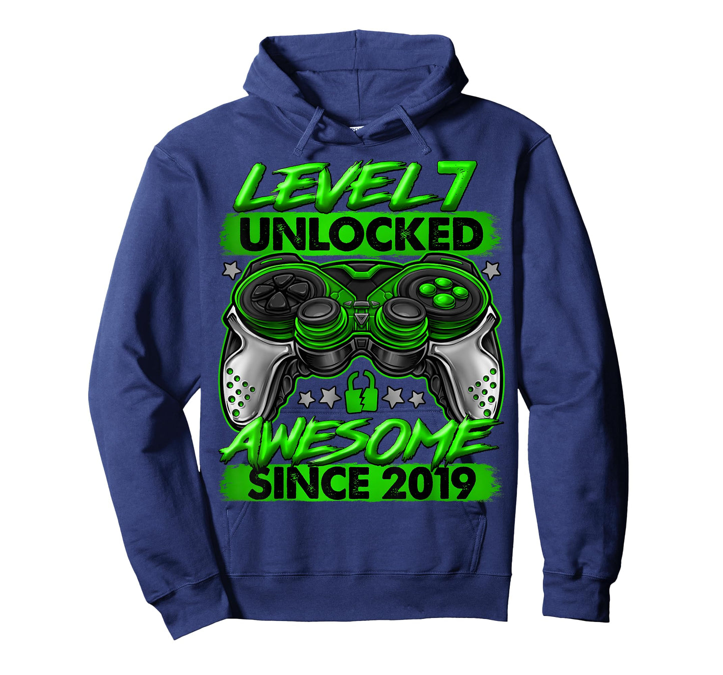 Level 7 Unlocked 7 Year Old Gifts for Boys 7th Birthday Boy T-Shirt