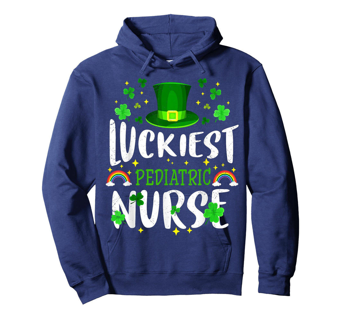 Luckiest Pediatric Nurse St Patricks Day Leprechaun T-Shirt