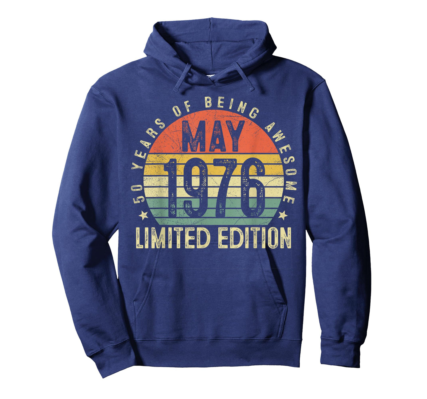 50 Year Old Vintage Born in May 1976 50th Birthday Men Women T-Shirt