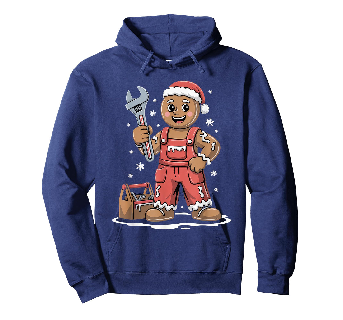 Gingerbread Man Fixer Christmas Mechanic Handyman T-Shirt