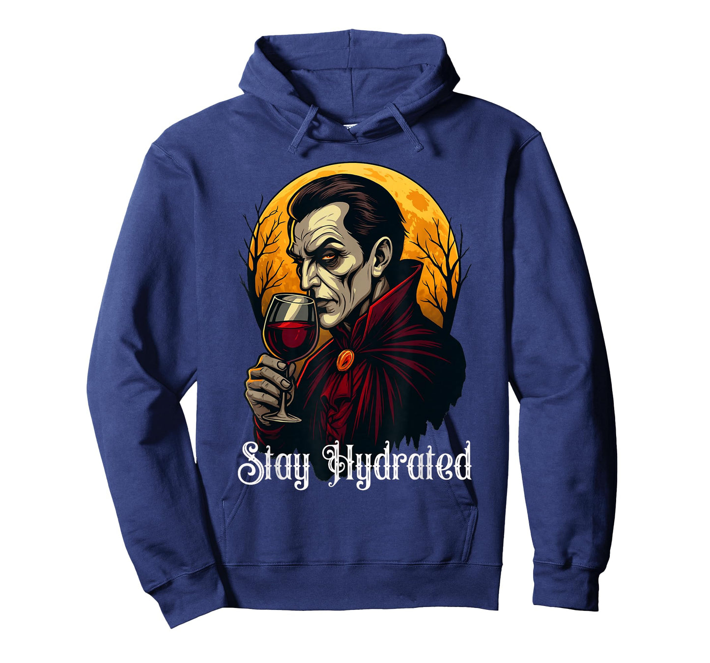 Stay Hydrated Vampire Funny Dracula Glass of Blood Halloween T-Shirt
