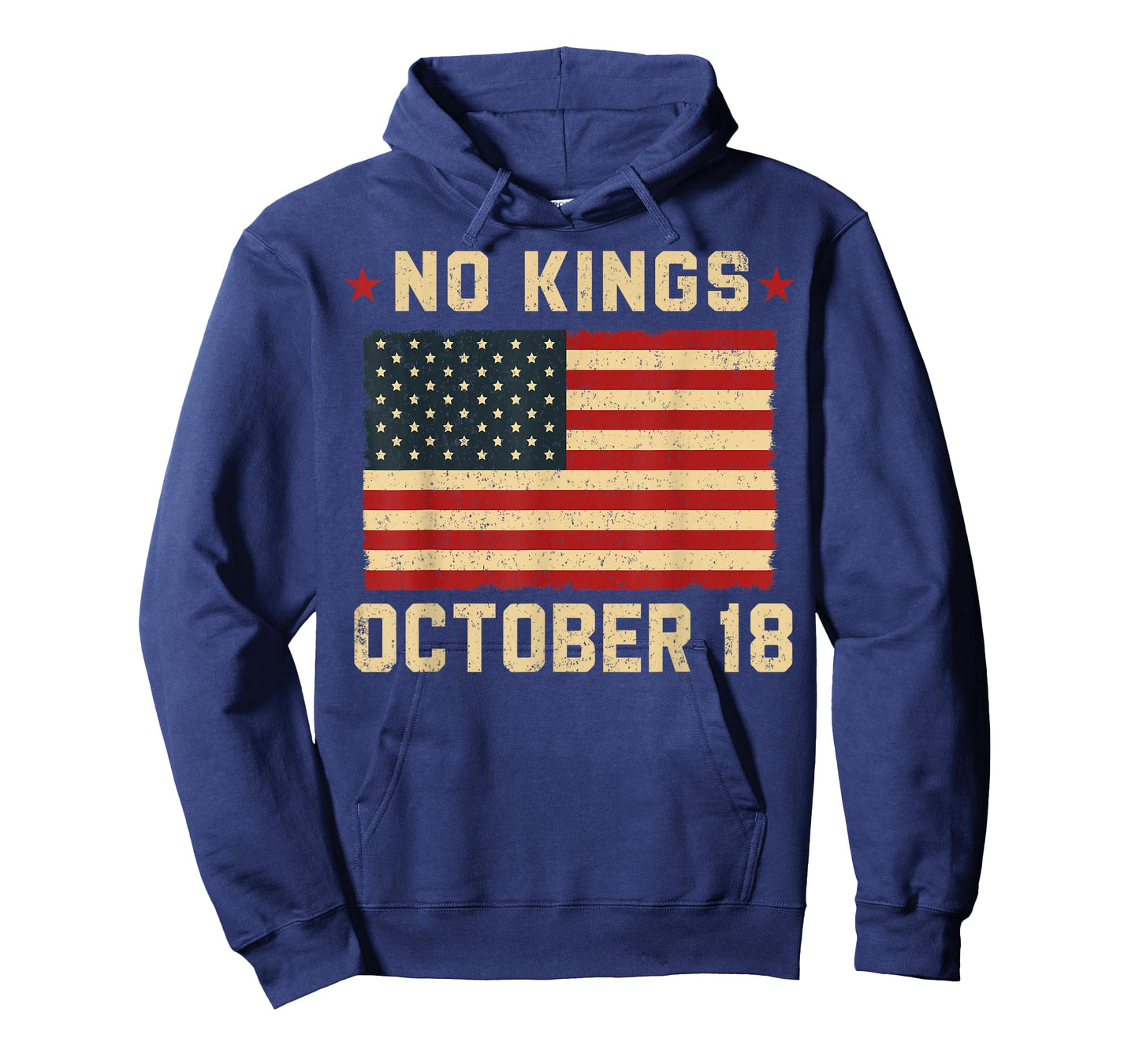 No Kings Shirt Vintage America Flag 1776 October 18 T-Shirt