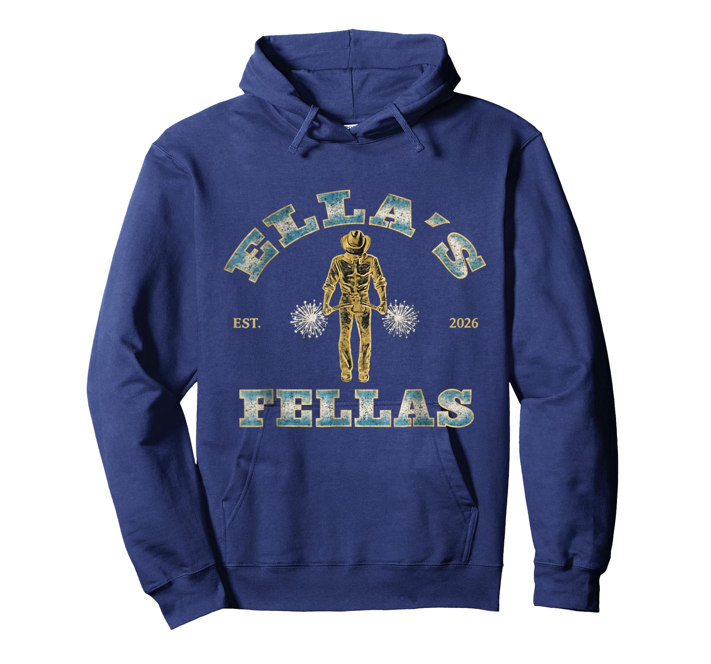 Ellas Fellas Vintage Retro Tee - Matching Squad 70s Style T-Shirt