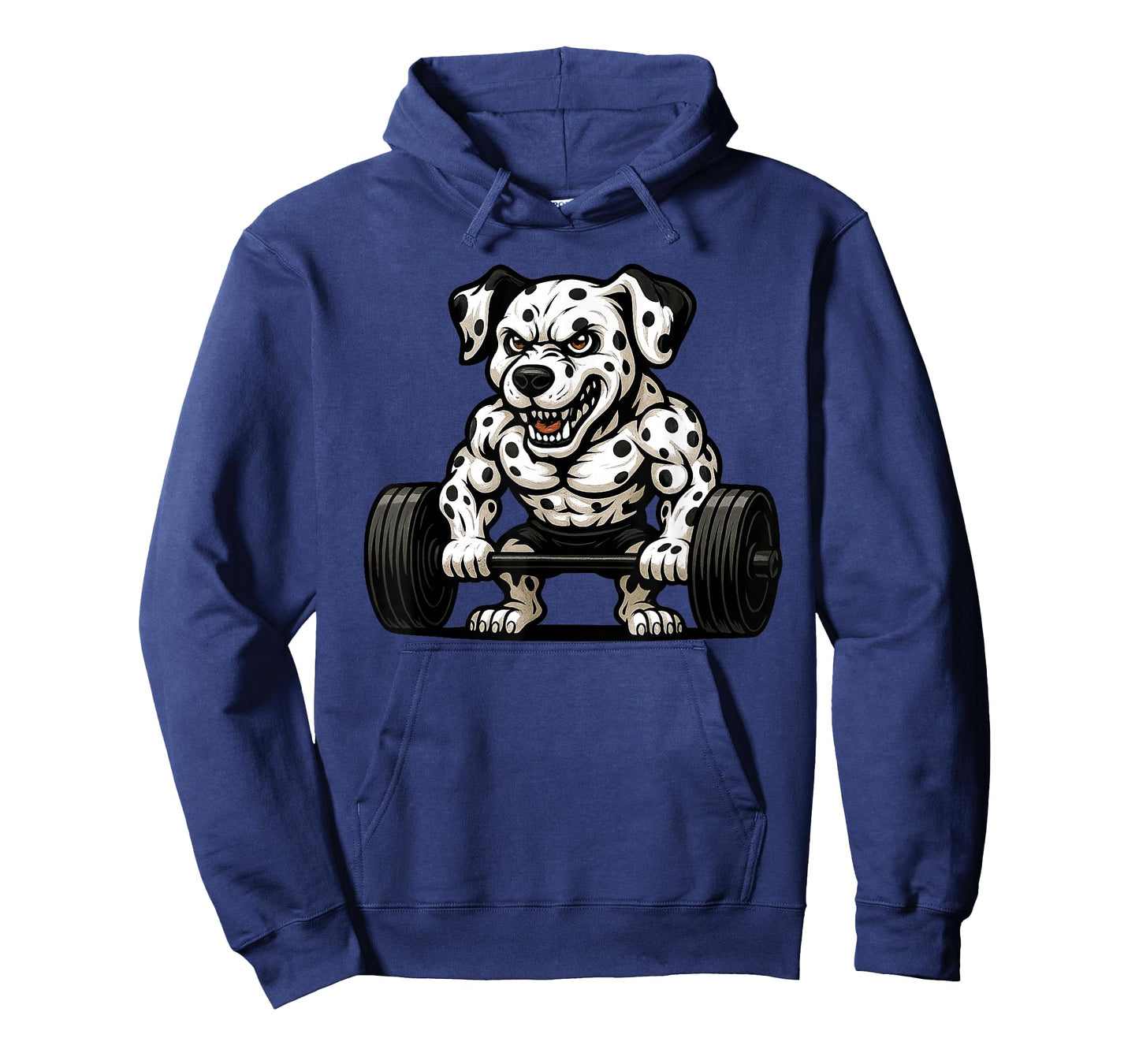 Dalmatian Weightlifting Bodybuilder Workout Gym Dog Lover T-Shirt