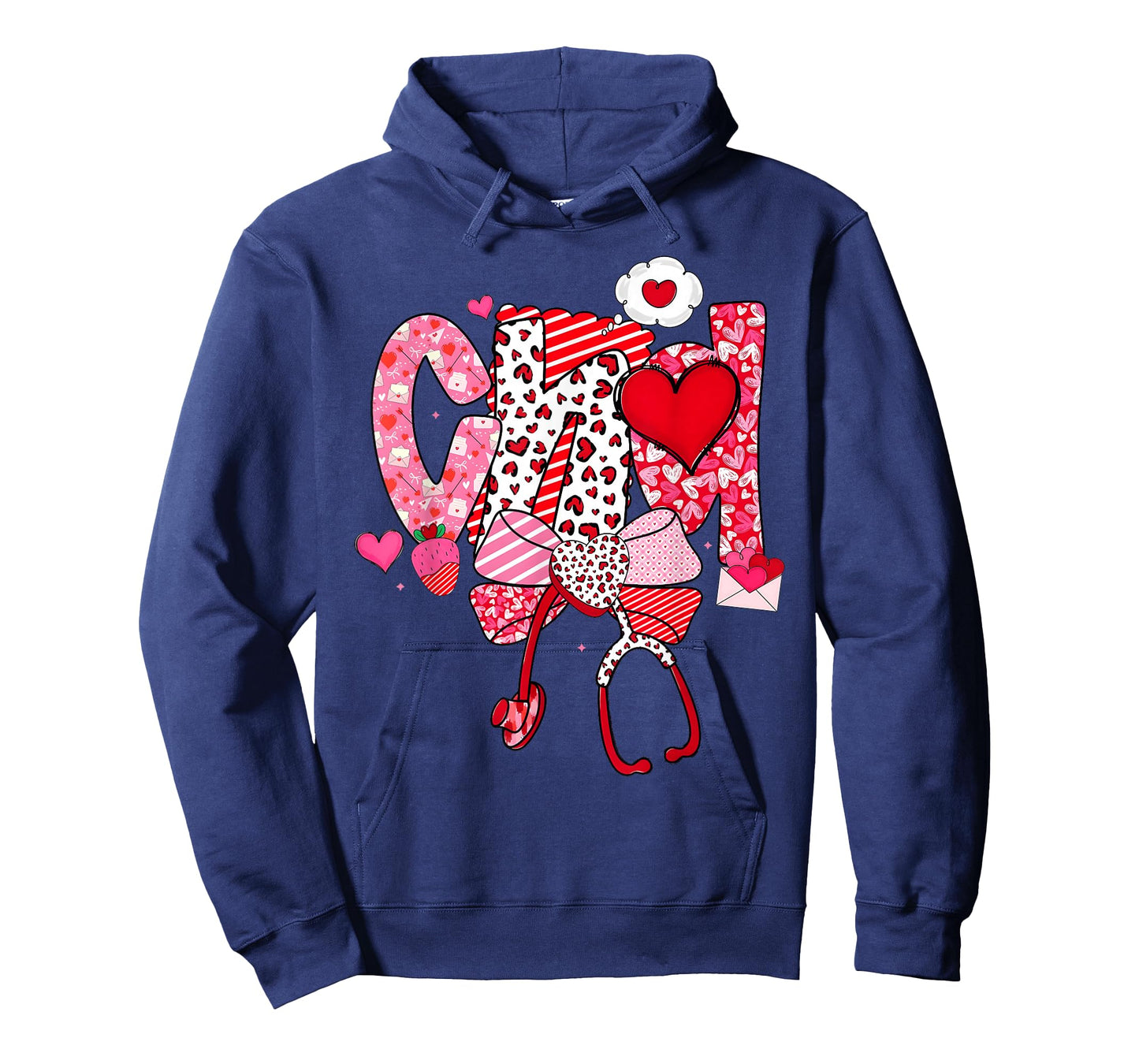 Happy Valentine CNA Nurse Coquette Bow Heart Girl Women T-Shirt