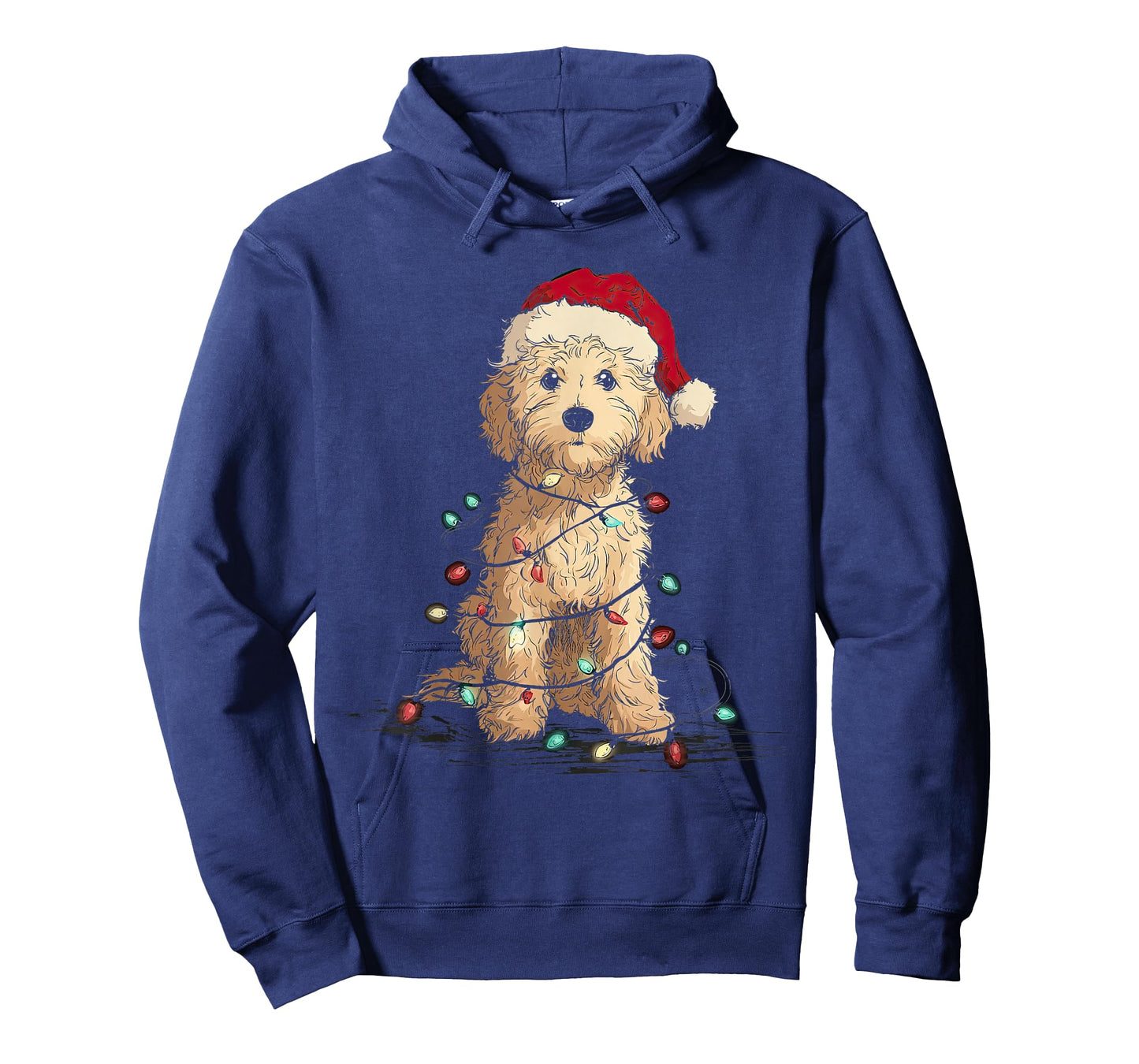 Funny Cockapoo Christmas Graphics Dog Lights Lover T-Shirt