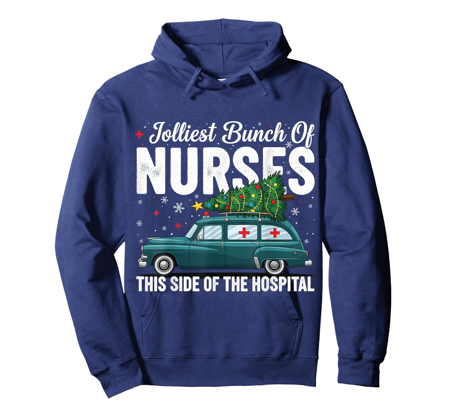 Jolliest Bunch of Nurses This Side of The Hospital Xmas PJ T-Shirt