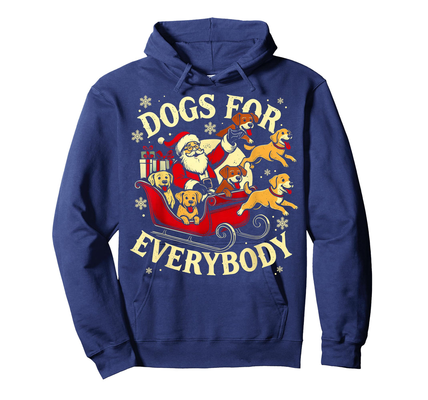 Dogs for Everybody Santa Funny Christmas Dog Mom Dog Dad T-Shirt