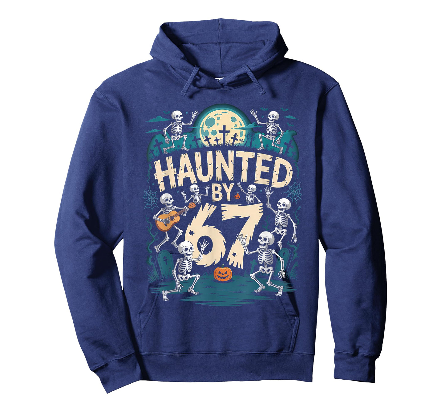Haunted by 67 Meme Halloween Skeleton T-Shirt