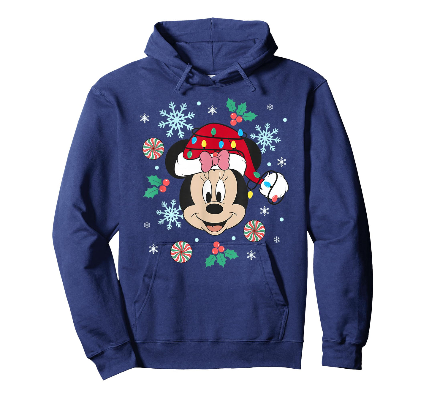 Disney Minnie Mouse Christmas Ornaments Big Face T-Shirt
