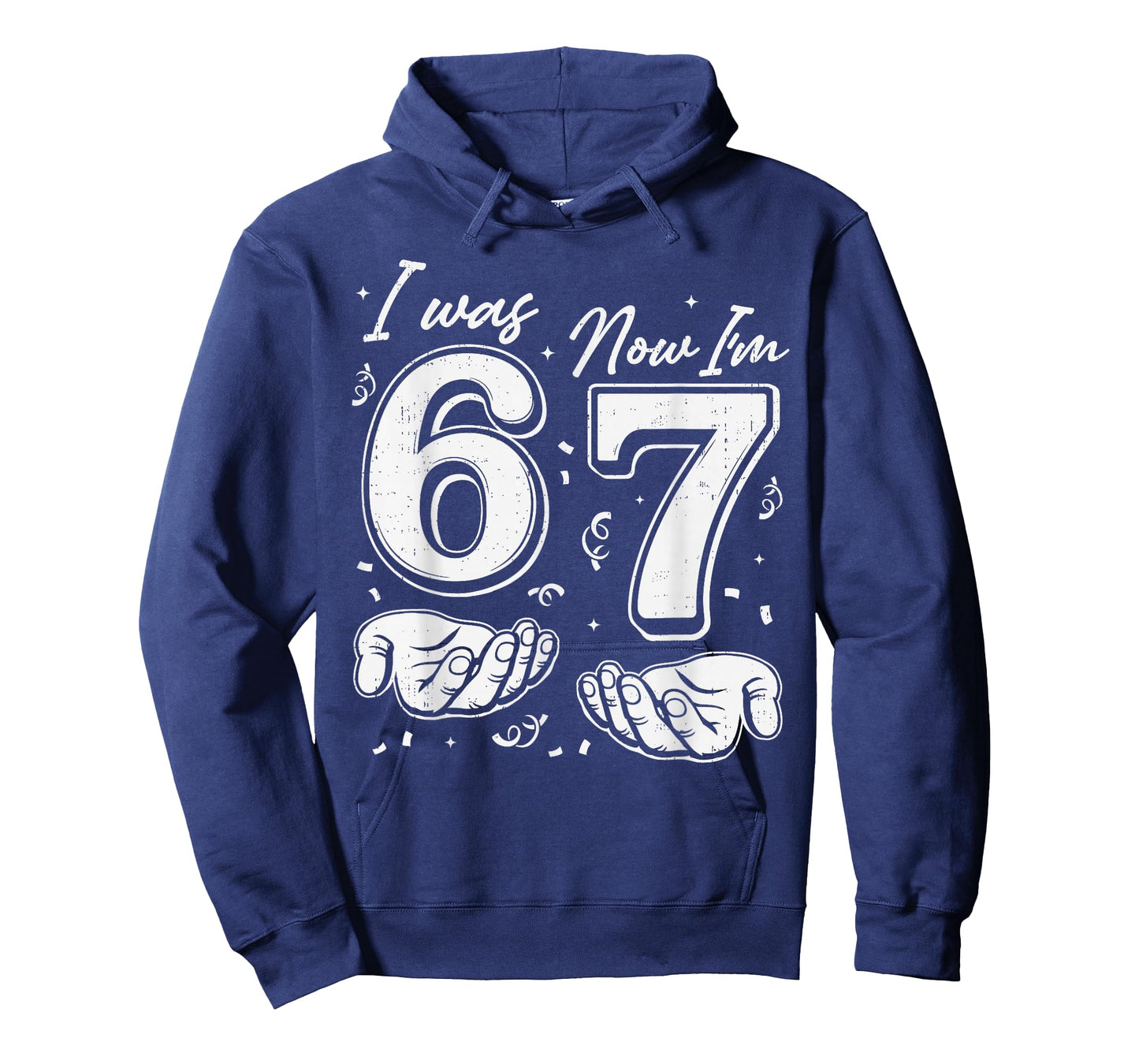 I was 6 Now I'm 7 Year Old Birthday 67 Six Seven Bday Kids T-Shirt