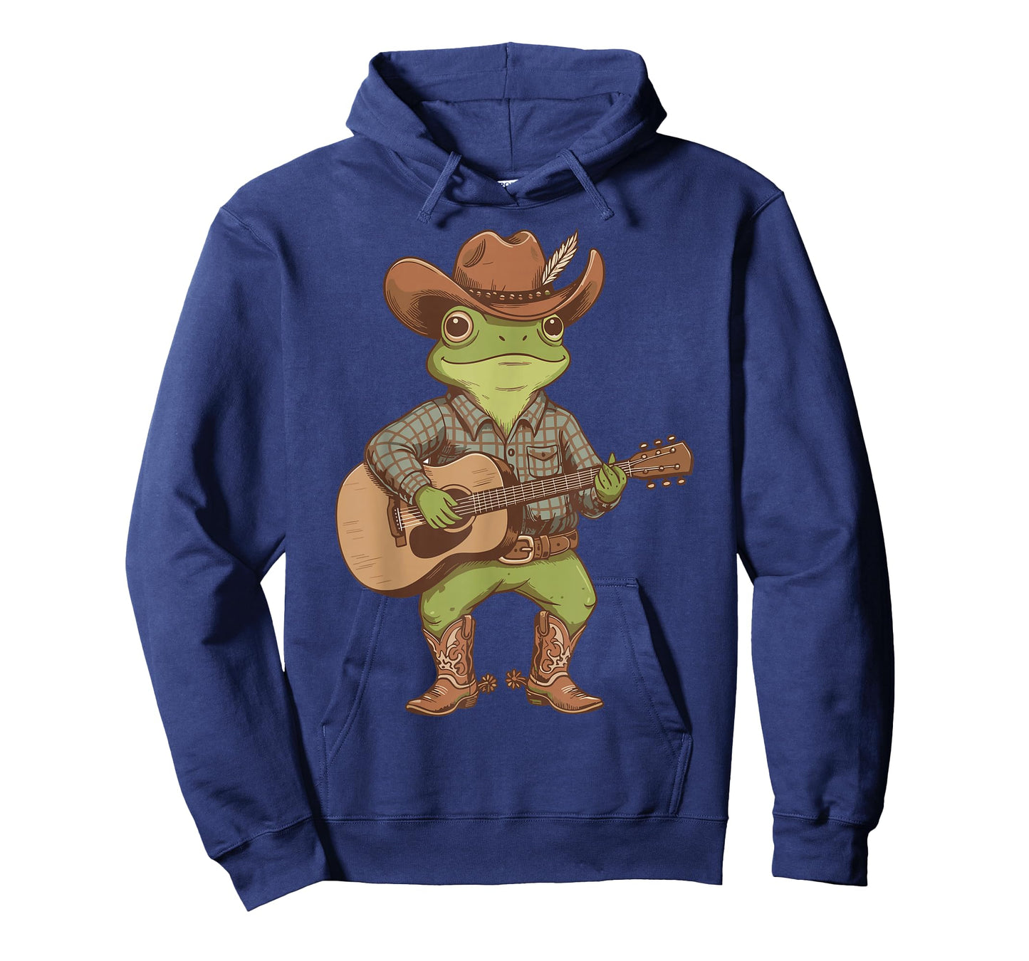 Boys Cowboy Frog Shirt Cowgirl Guitar Country Music Lovers T-Shirt