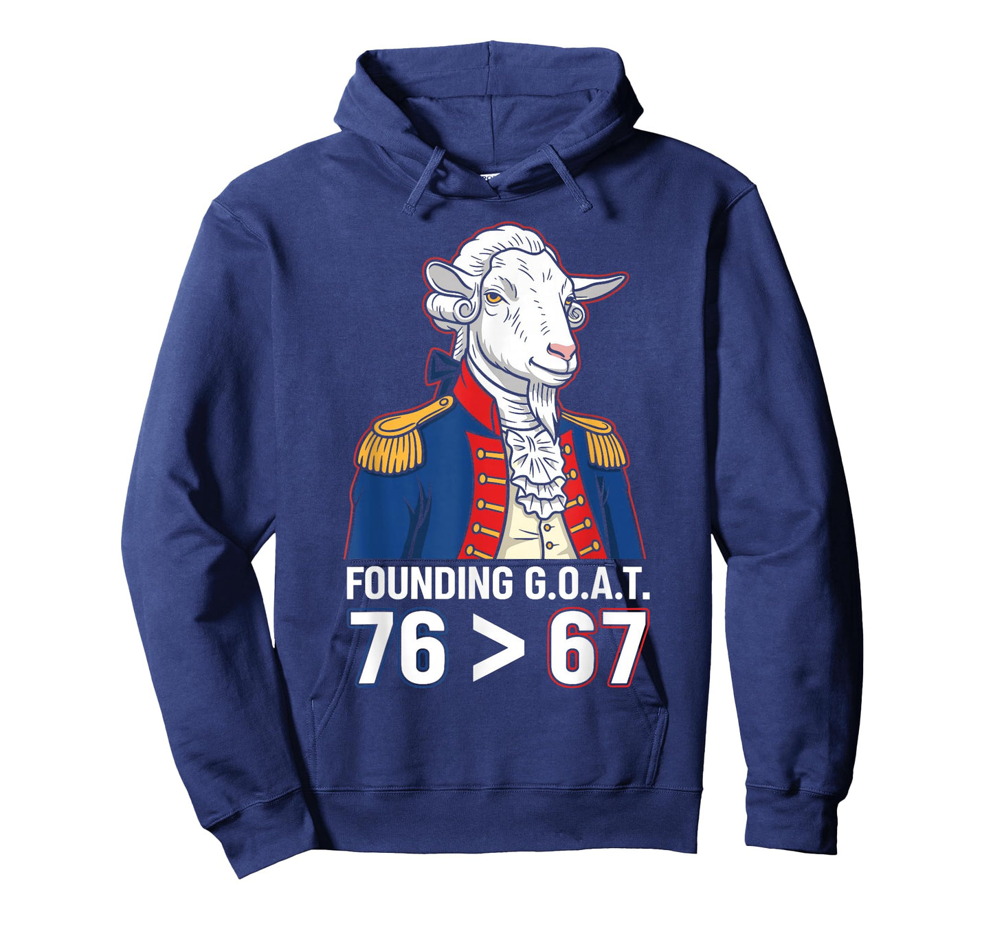 76 Greater Than 67 George Washington History Fun Meme T-Shirt