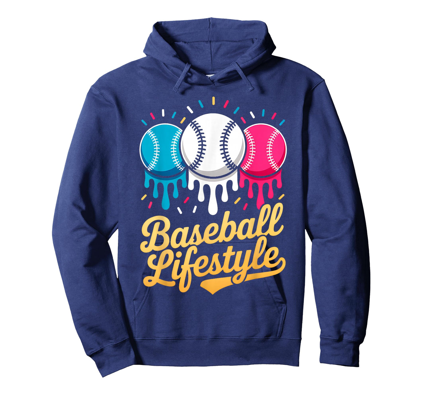 Baseball Lifestyle 101 Apparel Youth Baseball Drip Icecream T-Shirt