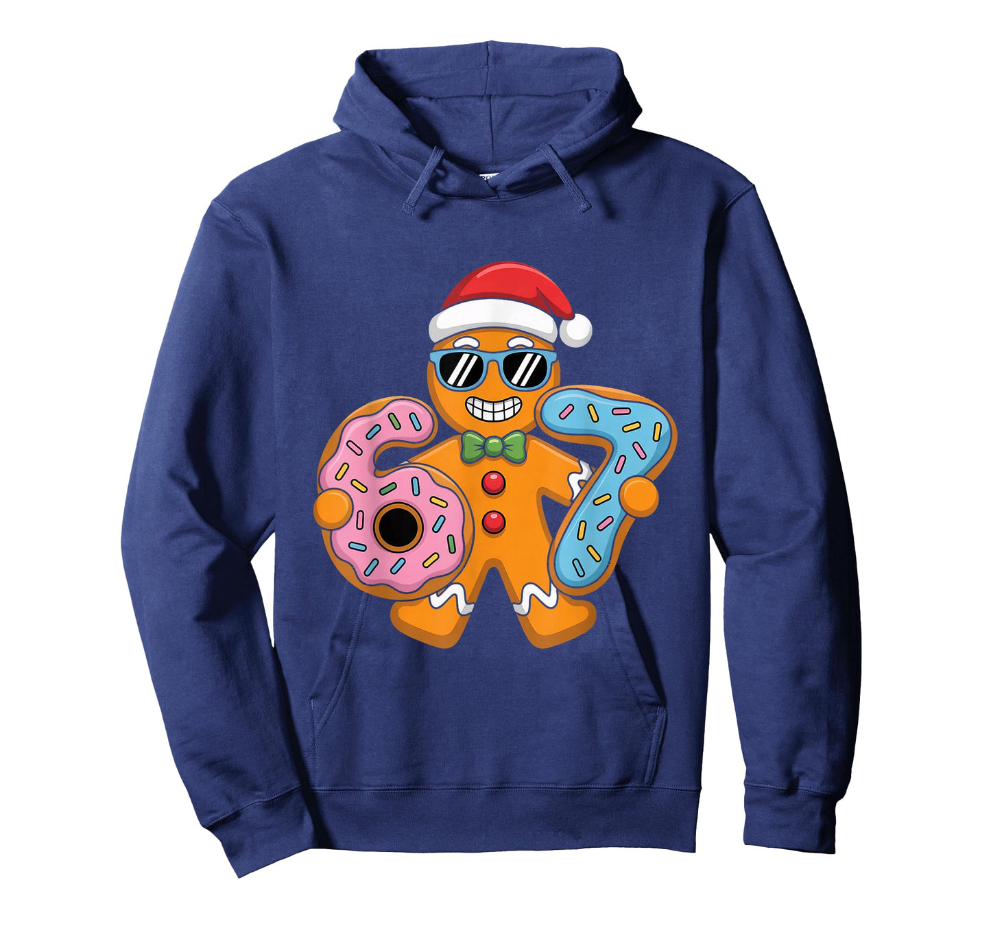 Gingerbread Six Seven 67 Christmas Meme Drip T-Shirt