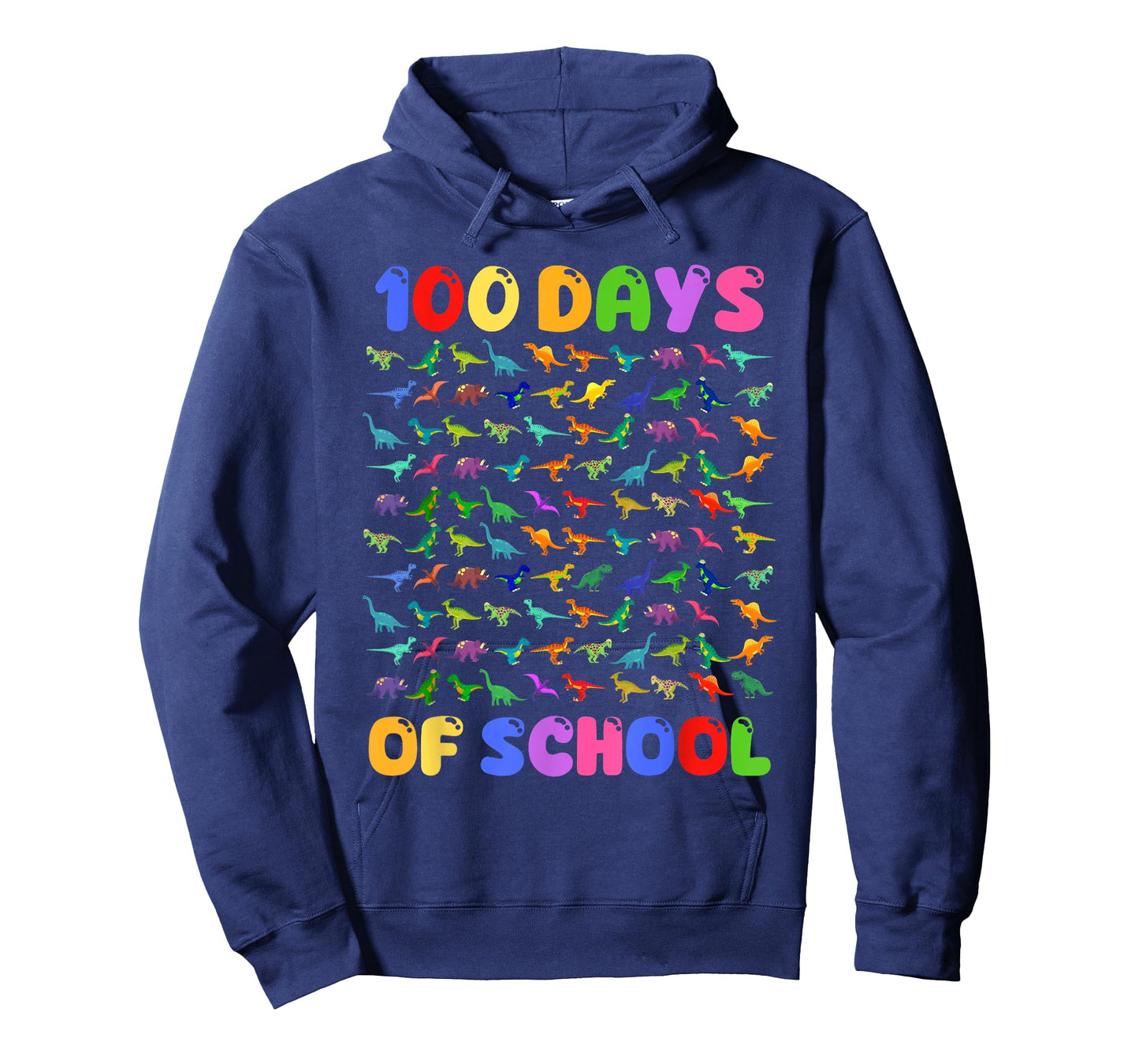 100 Days of School 100th Day Dinosaur Kids T-Shirt