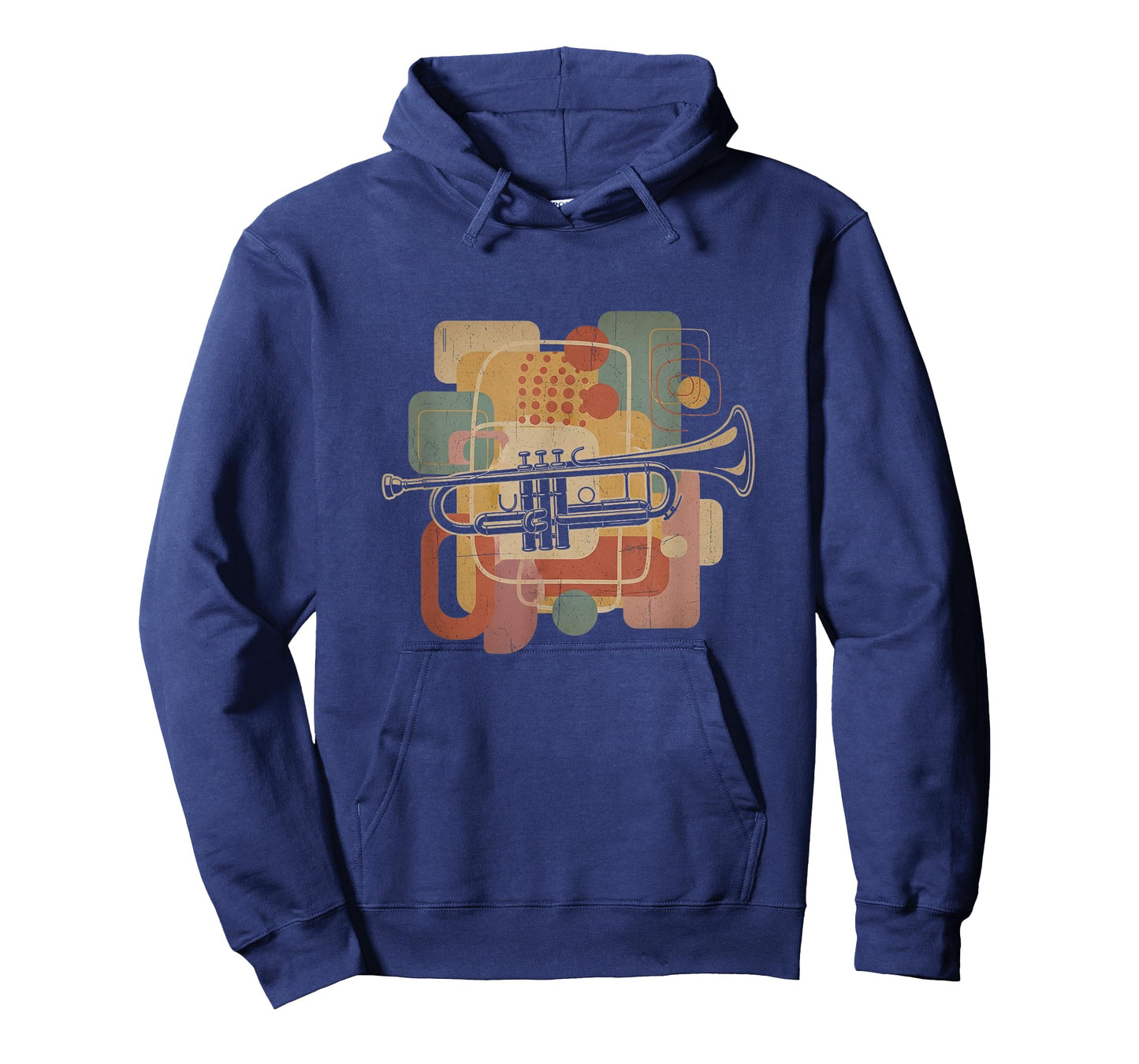 Retro Trumpet Graphic Art Design T-Shirt