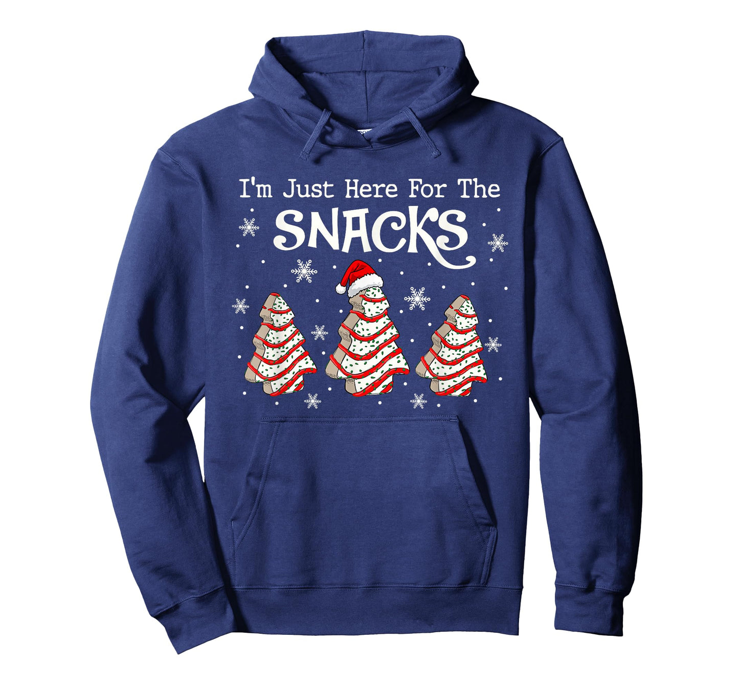 I'm Just Here for The Snacks Christmas Cakes Debbie Becky T-Shirt
