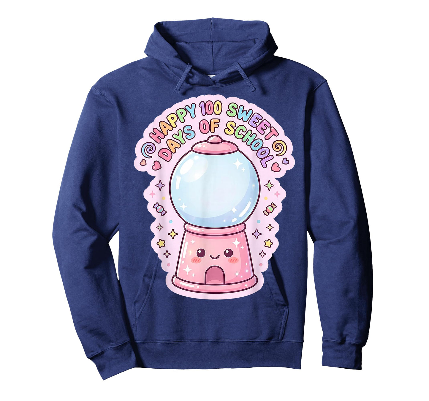 Happy 100 Sweet Days of School Gumball Machine Kids T-Shirt