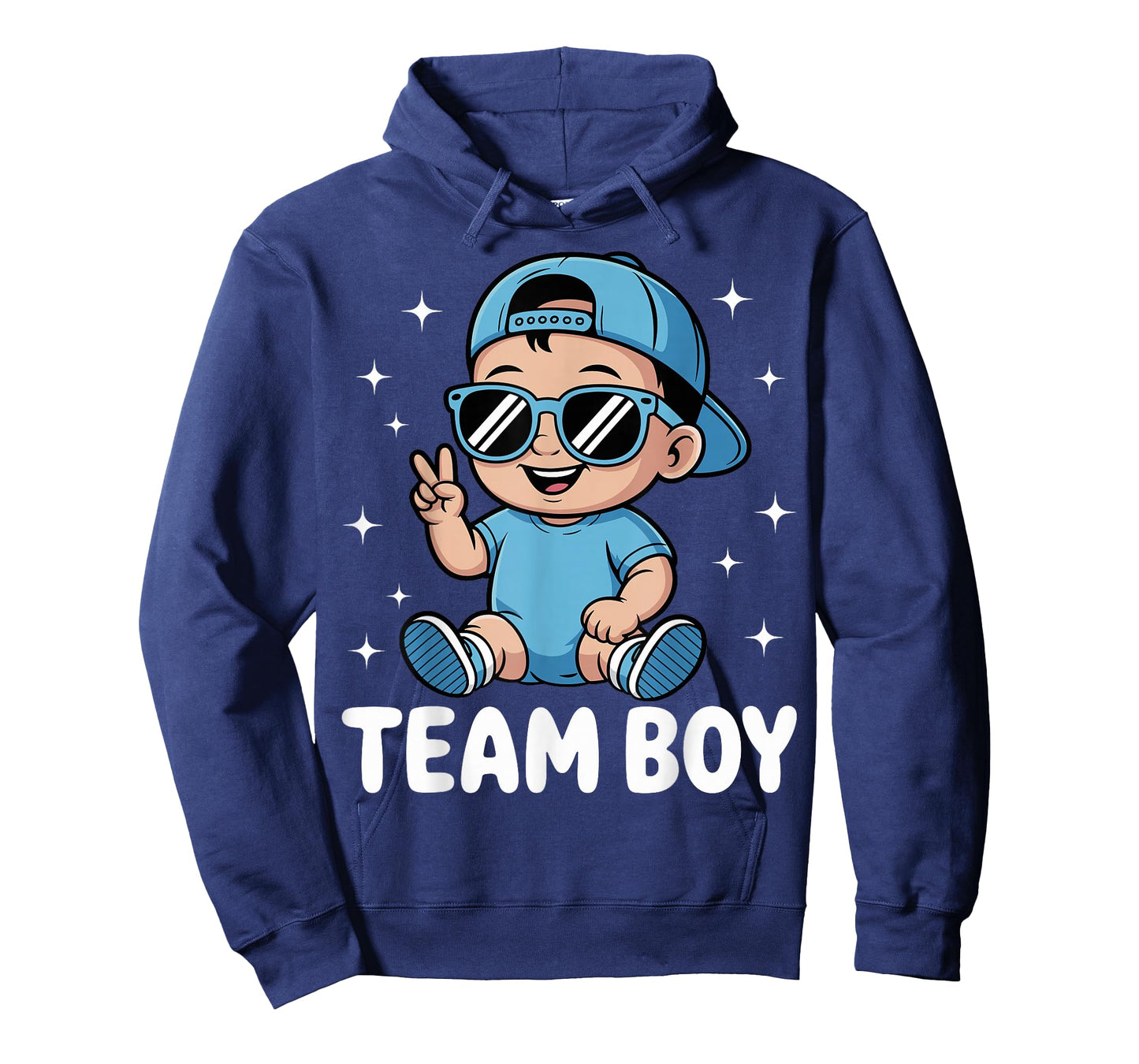 Team Boy Baby Announcement Gender Reveal Family Party T-Shirt