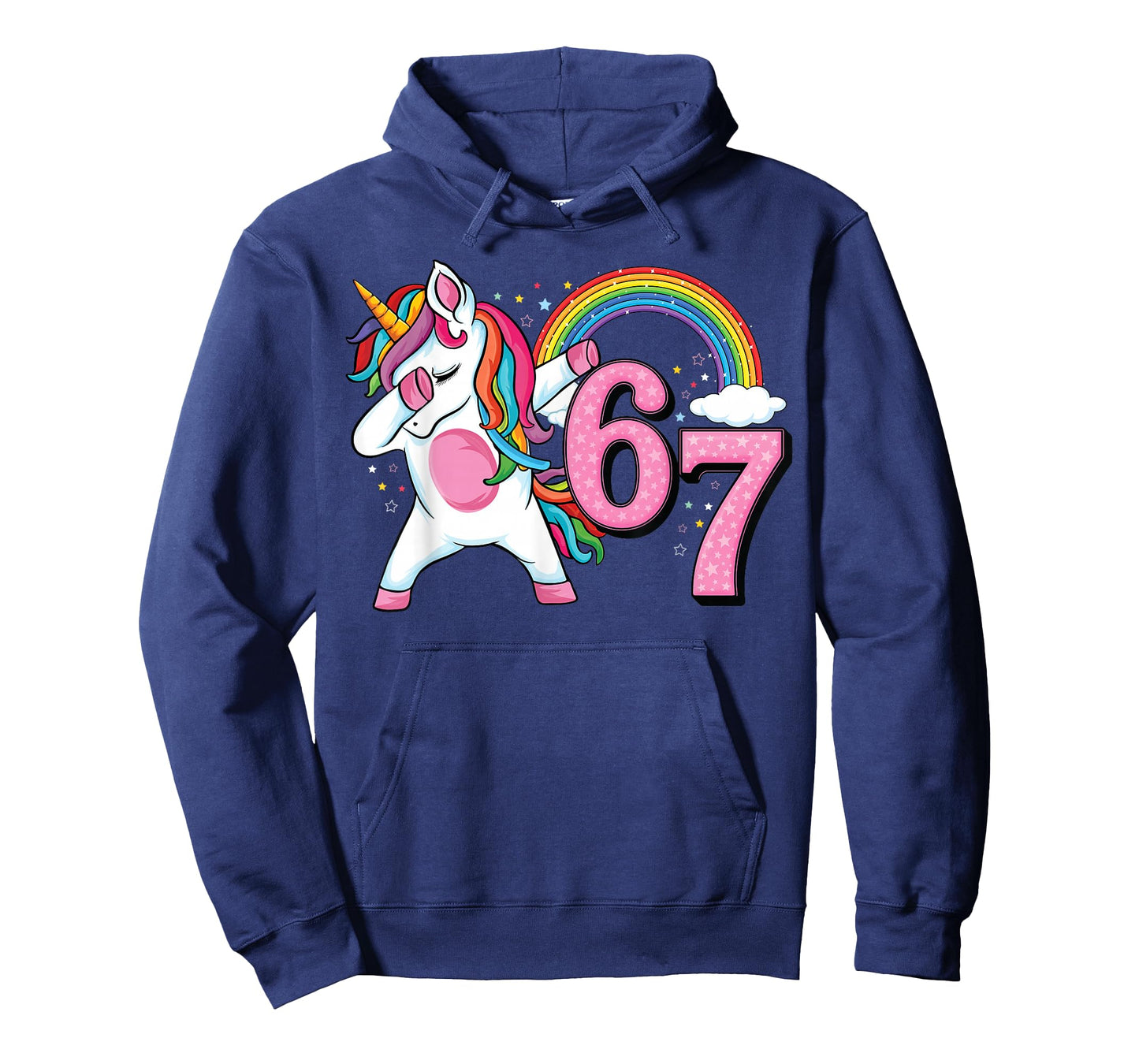 67 Dabbing Unicorn for Girls Six Seven Meme Kids Womens T-Shirt