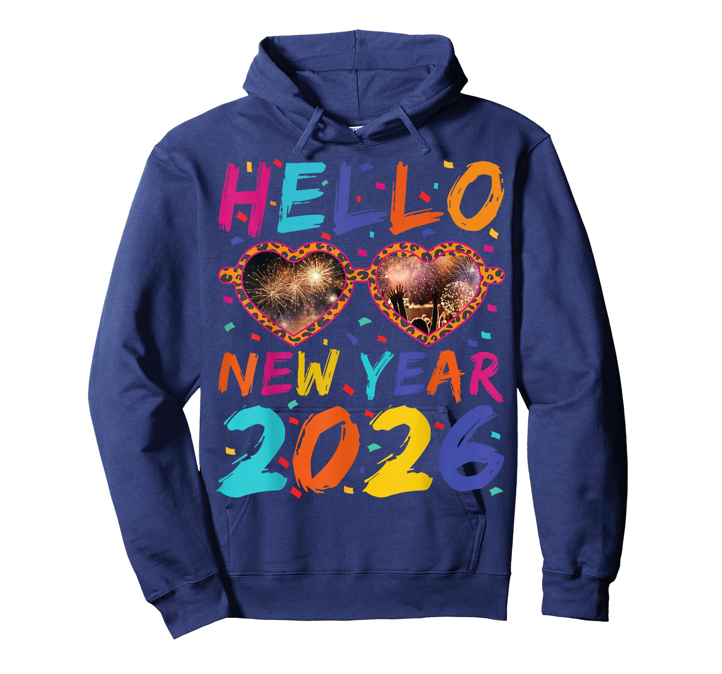 Hello New Year 2026 Party Celebration Family Matching T-Shirt