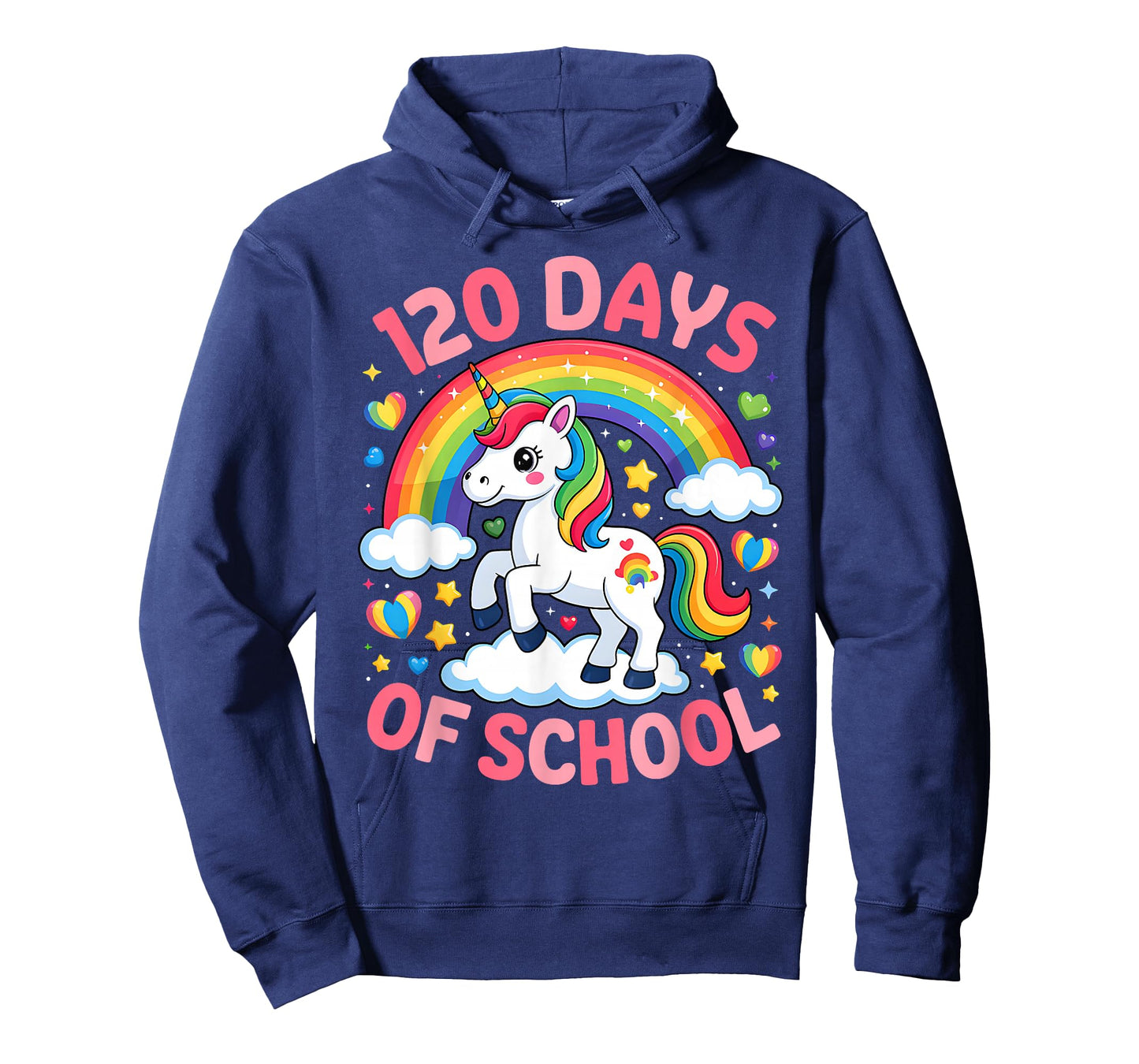 120 Days of School Unicorn Girls Teacher 120th Day of School T-Shirt