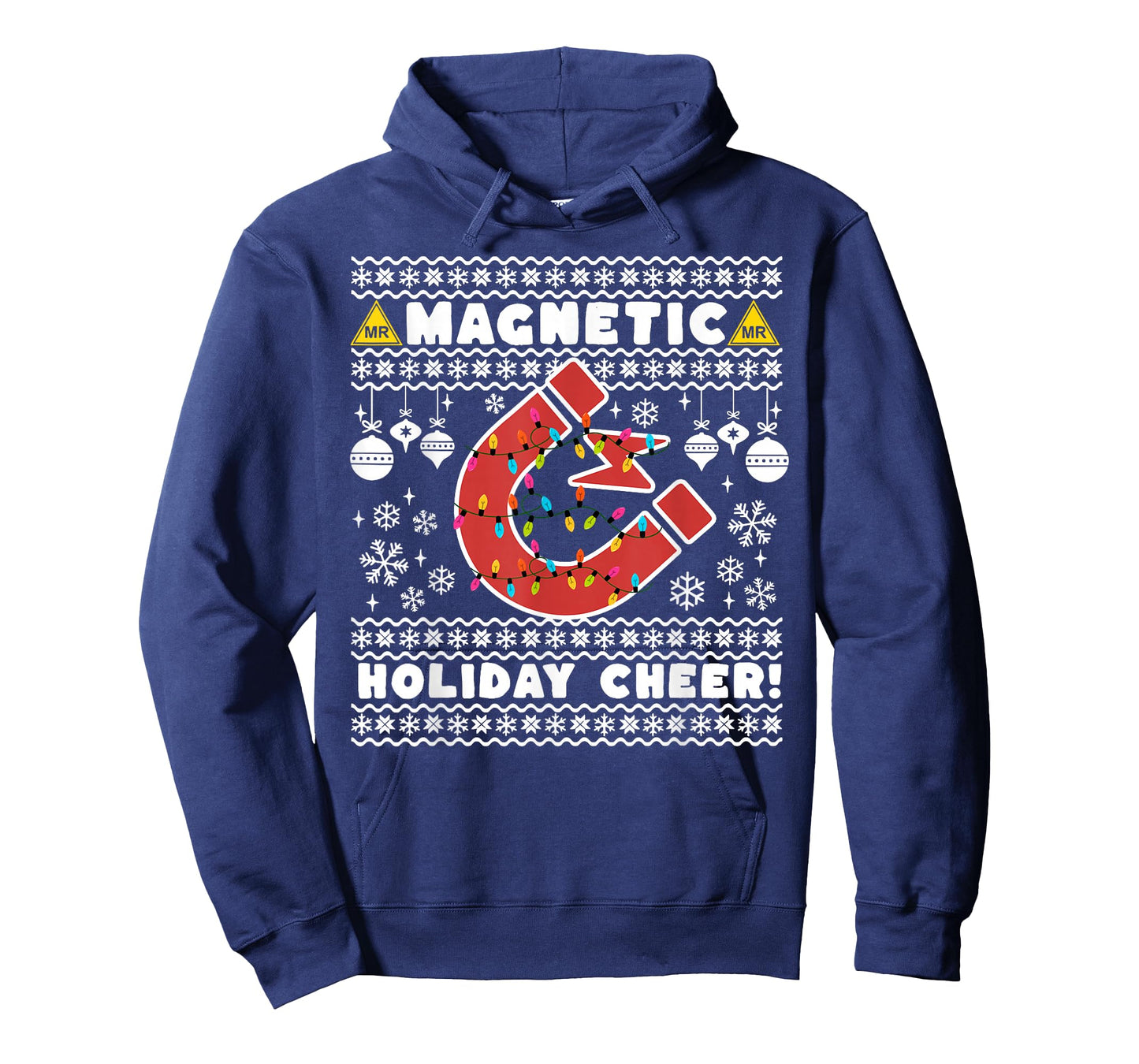 Magnetic Holiday Cheer Ugly Christmas Radiology MRI Rad Tech T-Shirt