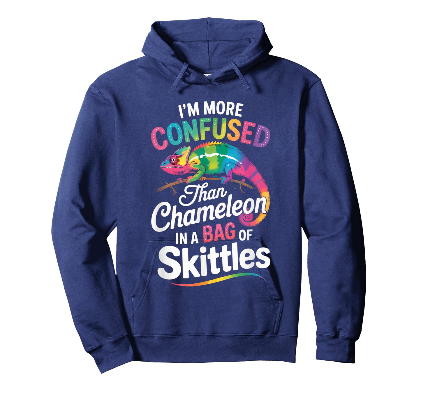 I'm More Confused Than A Chameleon in Bag of Skittles Gecko T-Shirt