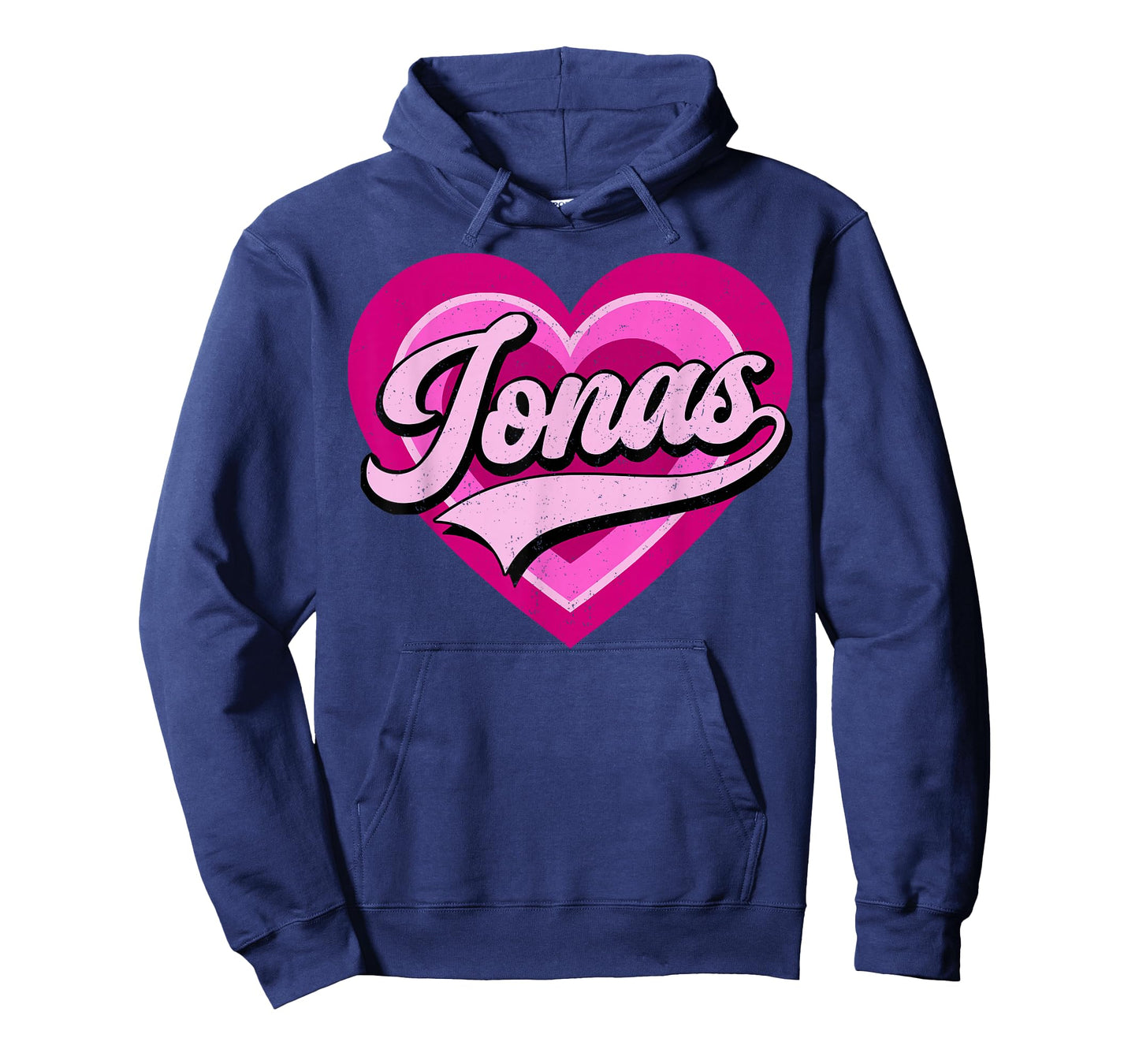Retro Jonas First Name I Love Jonas 80's Vintage T-Shirt