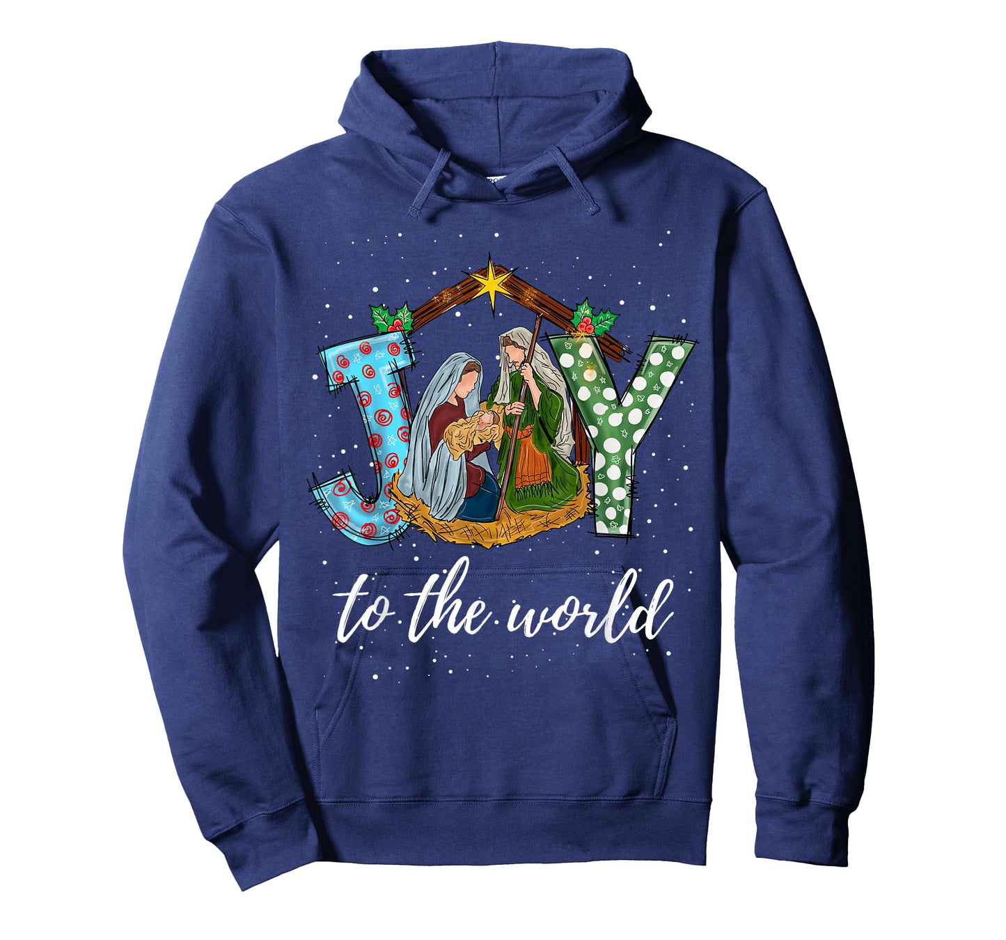 Joy to The World Baby Jesus Christmas Christian Nativity T-Shirt