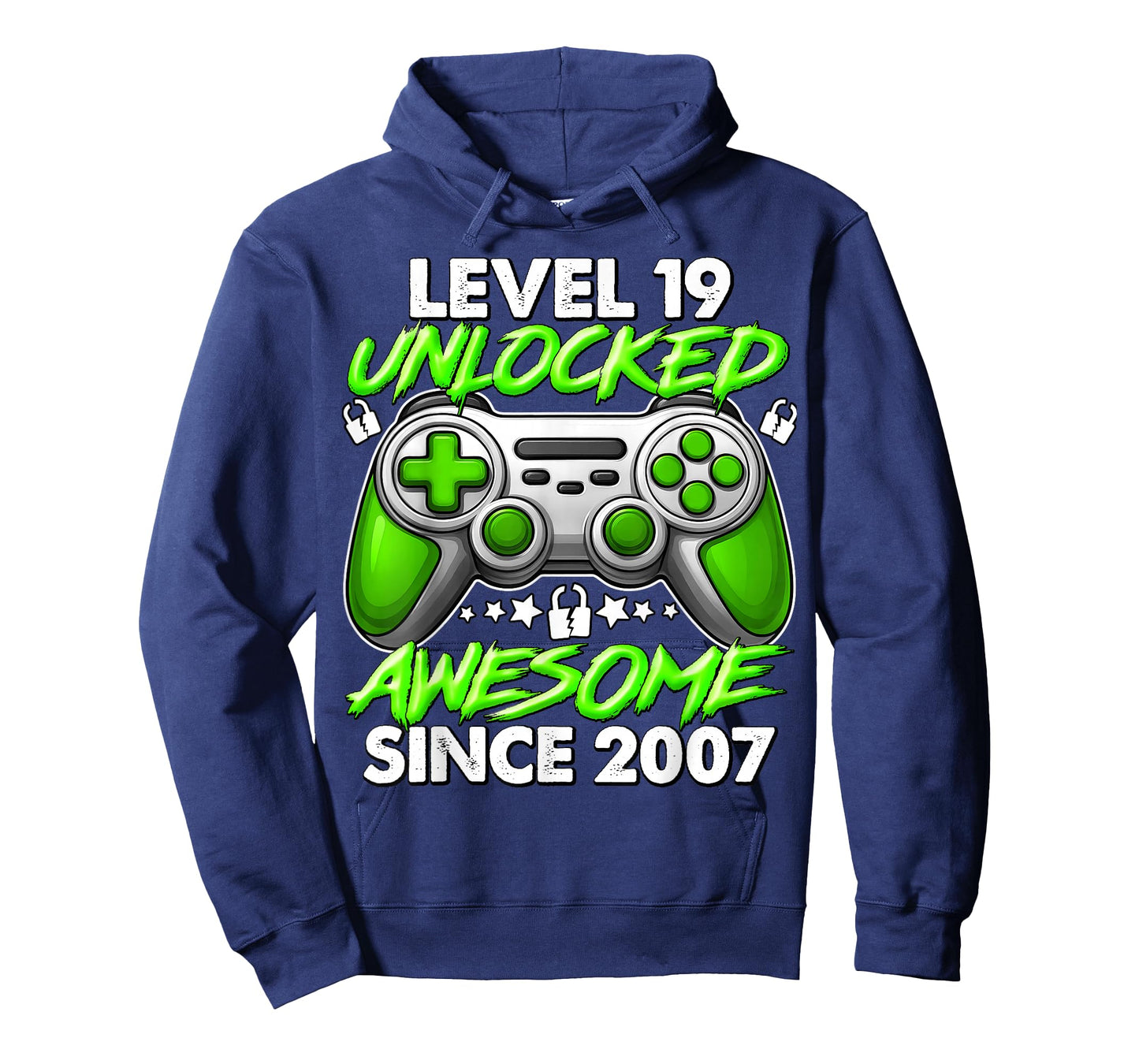 Level 19 Unlocked 19 Year Old Gifts Boys 19th Birthday Boy T-Shirt